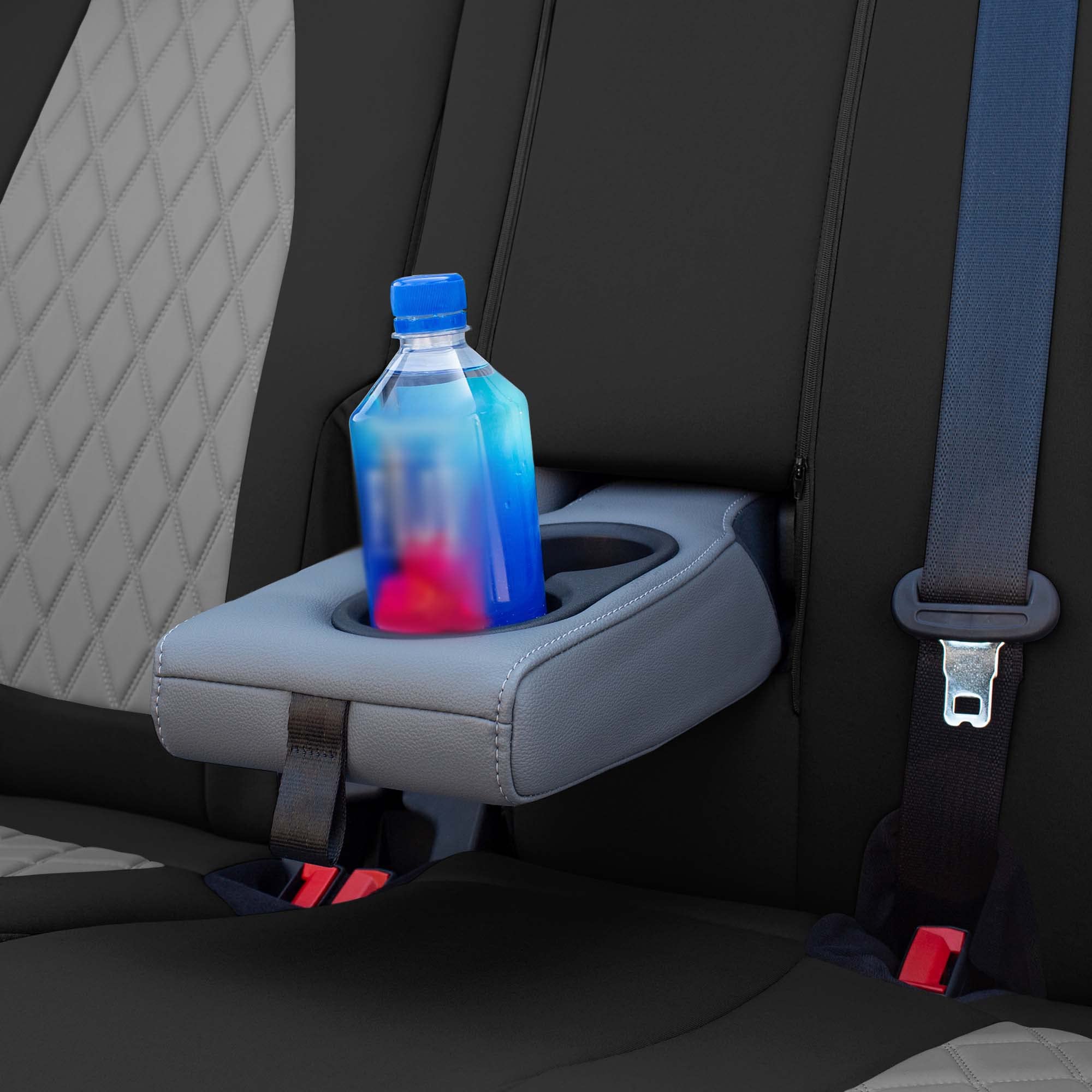 FH Group Custom Fit Neoprene Seat Covers for 2021-2024 Ford Bronco Full Size SUV - Water Resistant Neosupreme Automotive Seat Protectors (Full Set, Gray) | Perfect for Off-Roading, Camping & Daily Commute