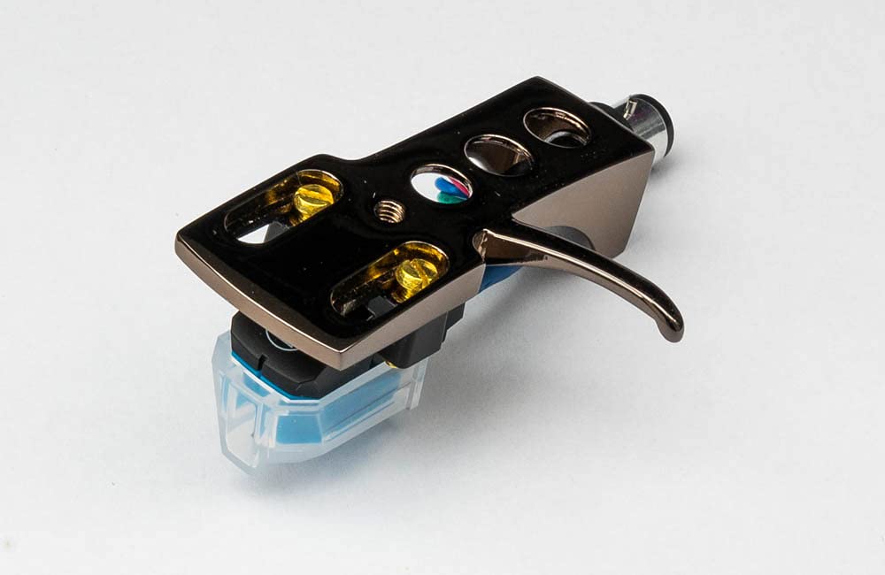 High-Quality Titanium Plated Headshell & AT-VM95 Cartridge with Stylus & Oil - Compatible with Denon DP500M, DP300F, DP60L, DPA100, DP1300, DP1100, DP1200, DP1250, DP1700, DP33F Turntables - Perfect for Vinyl Record Players & Audio Enthusiasts