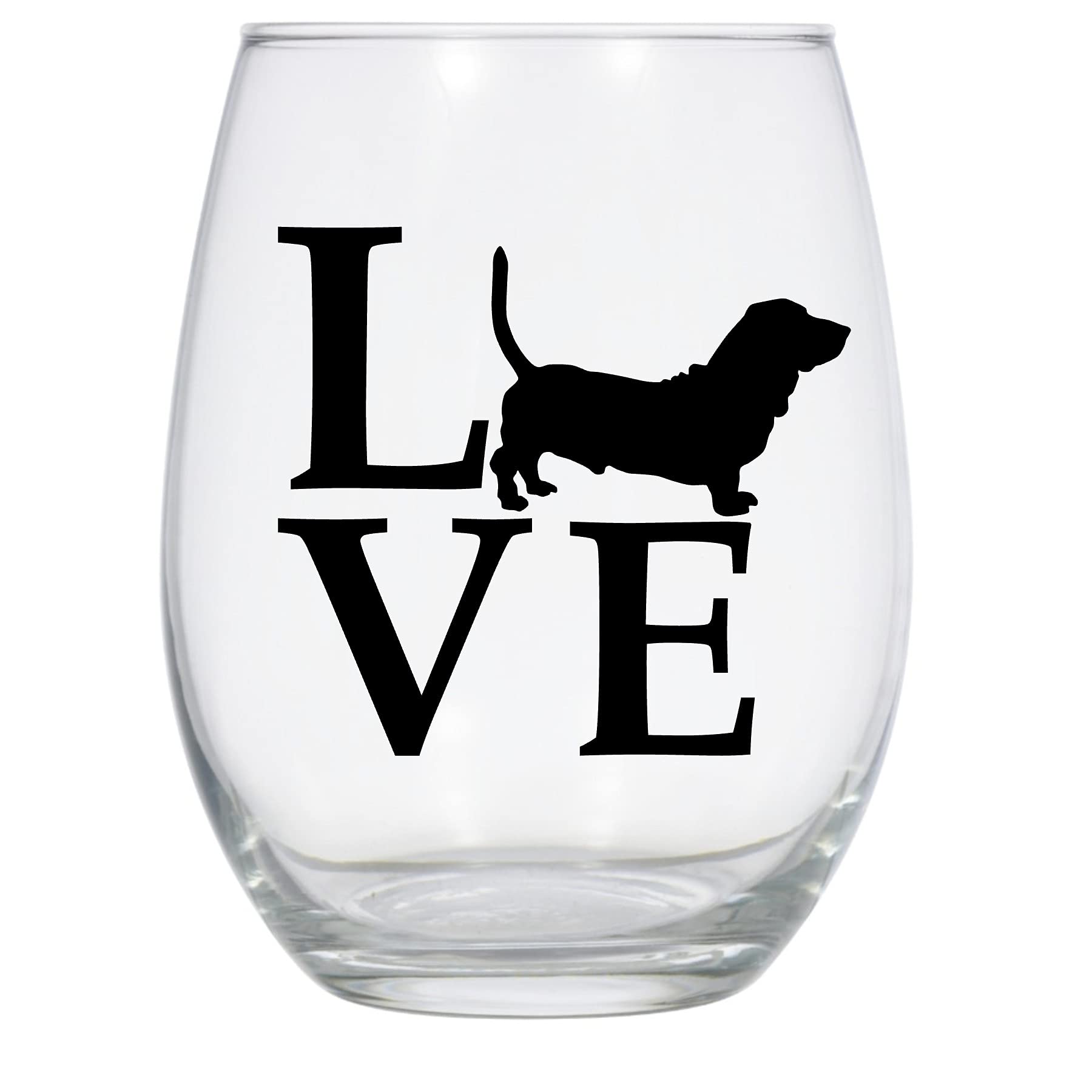 21oz Basset Hound Wine Glass - Handmade Glassware for Dog Lovers, Perfect Gift for Basset Hound Owners & Dog Moms - Ideal for Wine Tasting, Gifts & Pet-Themed Parties