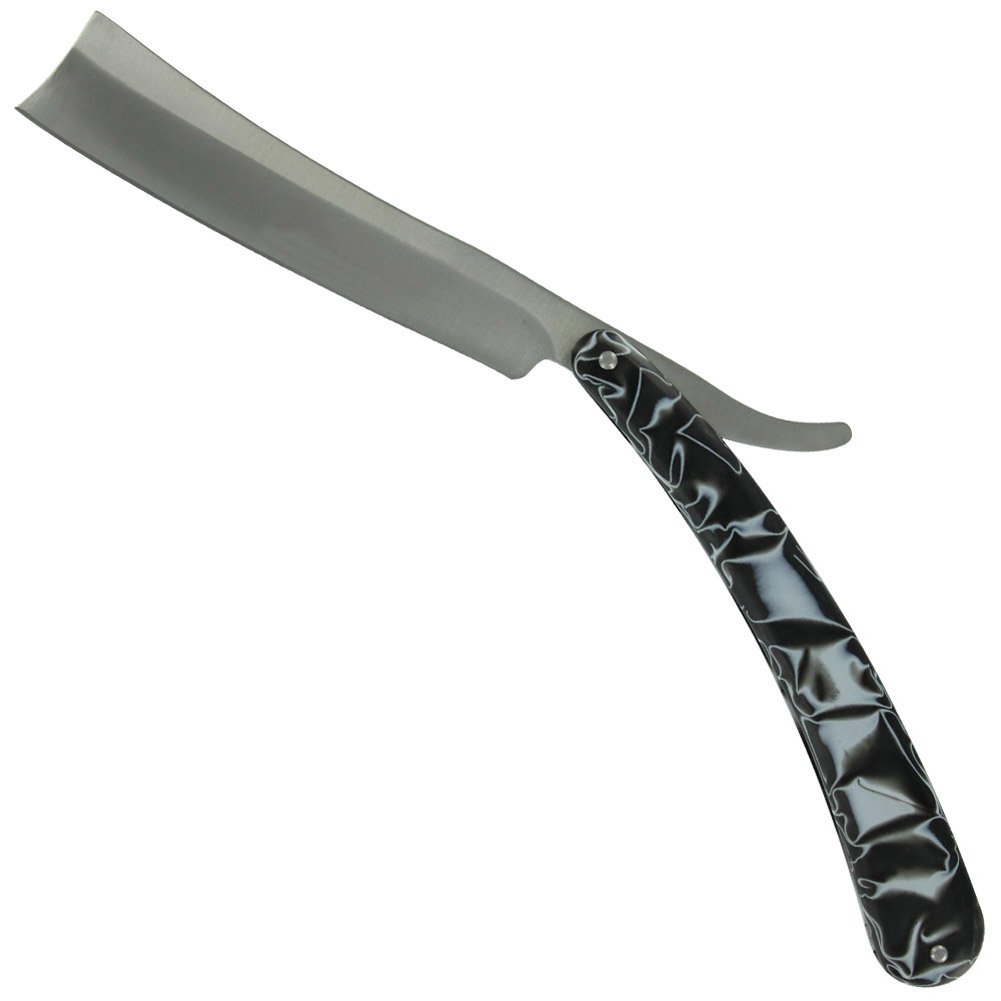 Premium Black Straight Razor for Men - The Ladies Man Shaving Razor - Perfect for Grooming, Barbershop Use & Classic Wet Shaving at Home