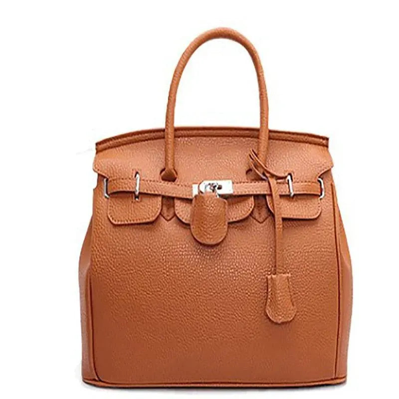Minimalist Leather Handbag for Women - Slim Crossbody Purse with Adjustable Strap - Perfect for Work, Travel & Everyday Use