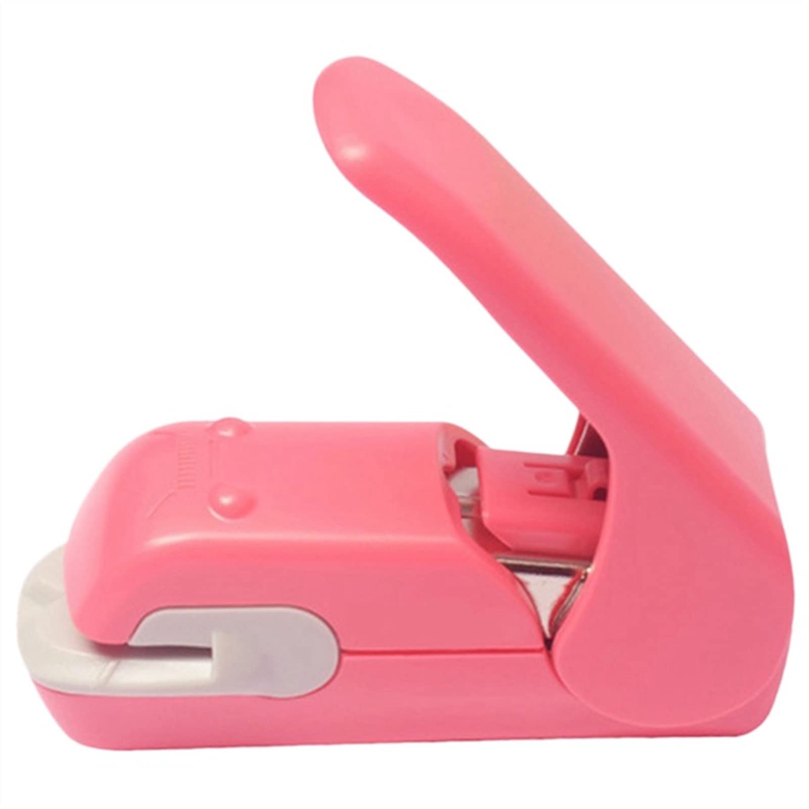 Mini Portable Desktop Stapler - Pink Handheld Stapler for Home, Office & School Use | Compact Travel Stapler for Documents, Papers & Crafting Supplies | Perfect for Office Work, Homework & DIY Projects