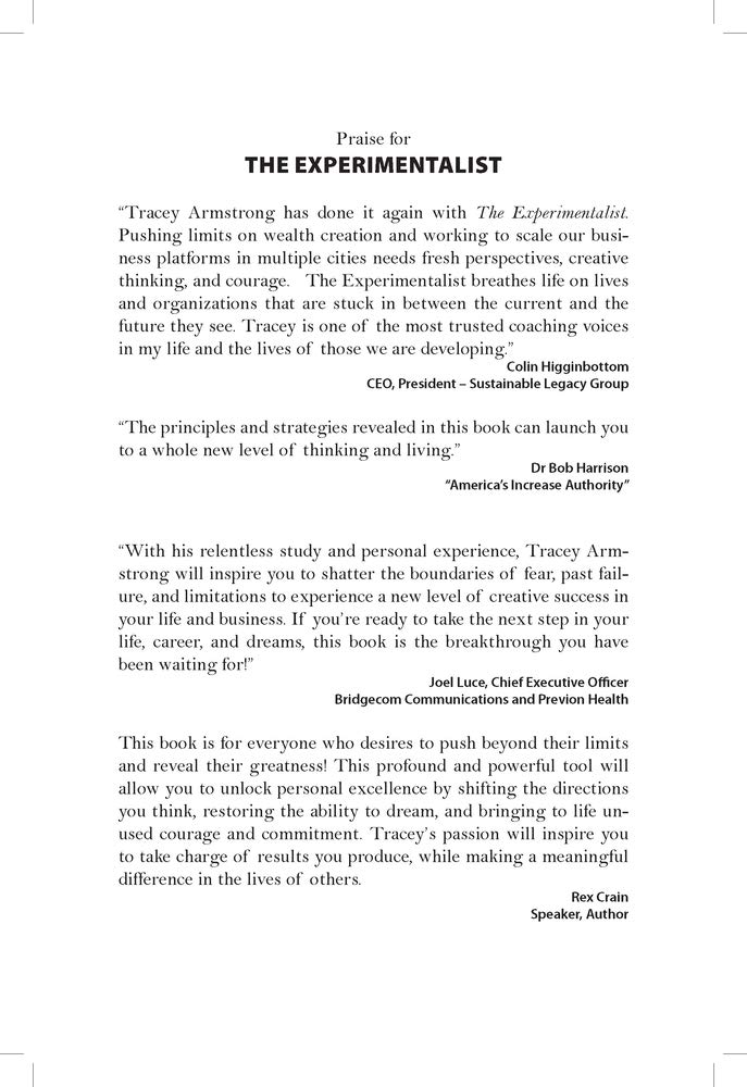 The Experimentalist: Unleashing the Power to Break Limits - Perfect for Entrepreneurs, Innovators & Boundary-Pushing Professionals