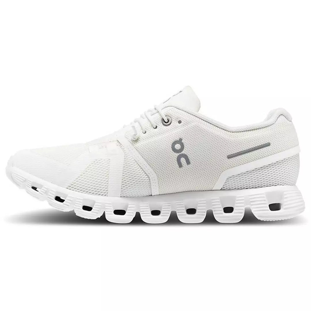 ON Women's Cloud 5 Running Shoes - Lightweight All-White Sneakers for Women | Perfect for Jogging, Gym Workouts & Casual Wear