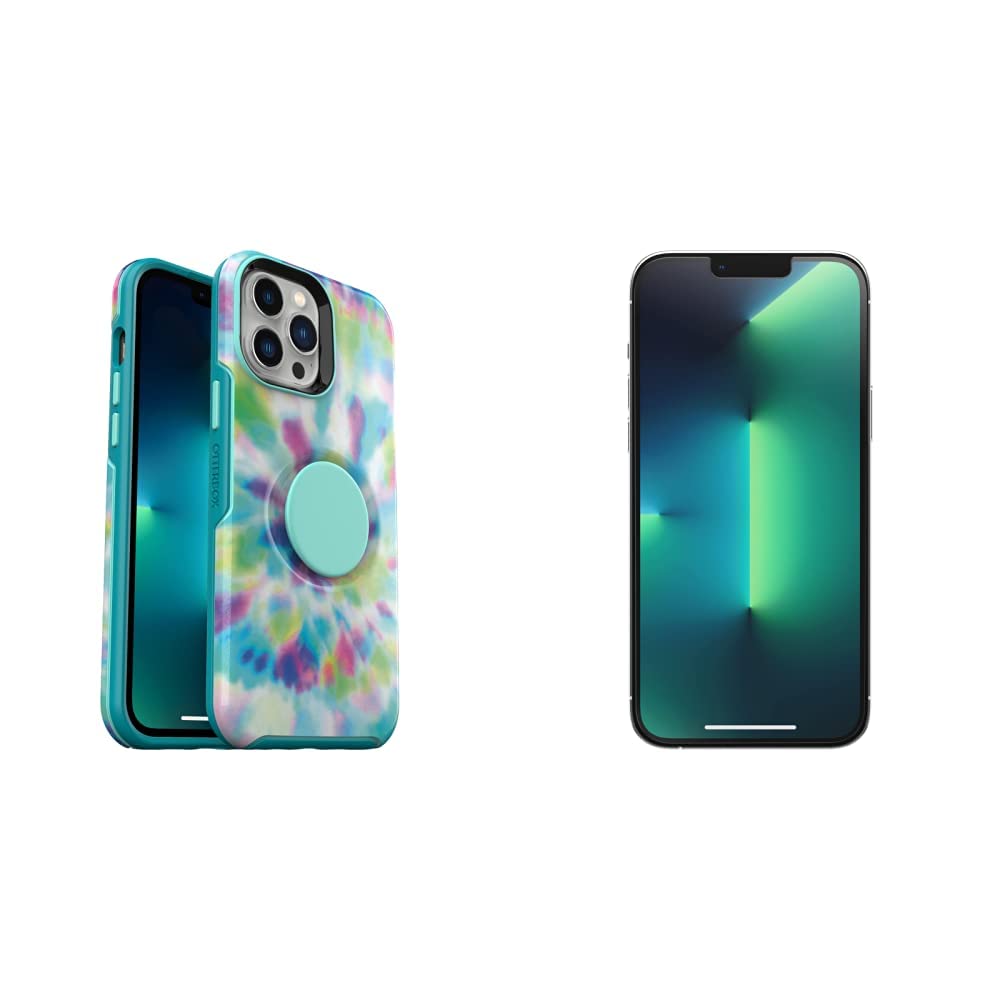 OtterBox Otter + POP Symmetry Series Case with Screen Protector for iPhone 13 Pro Max - Day Trip Graphic Design | Protective Phone Cover & Tempered Glass | Perfect for Outdoor Adventures & Daily Use