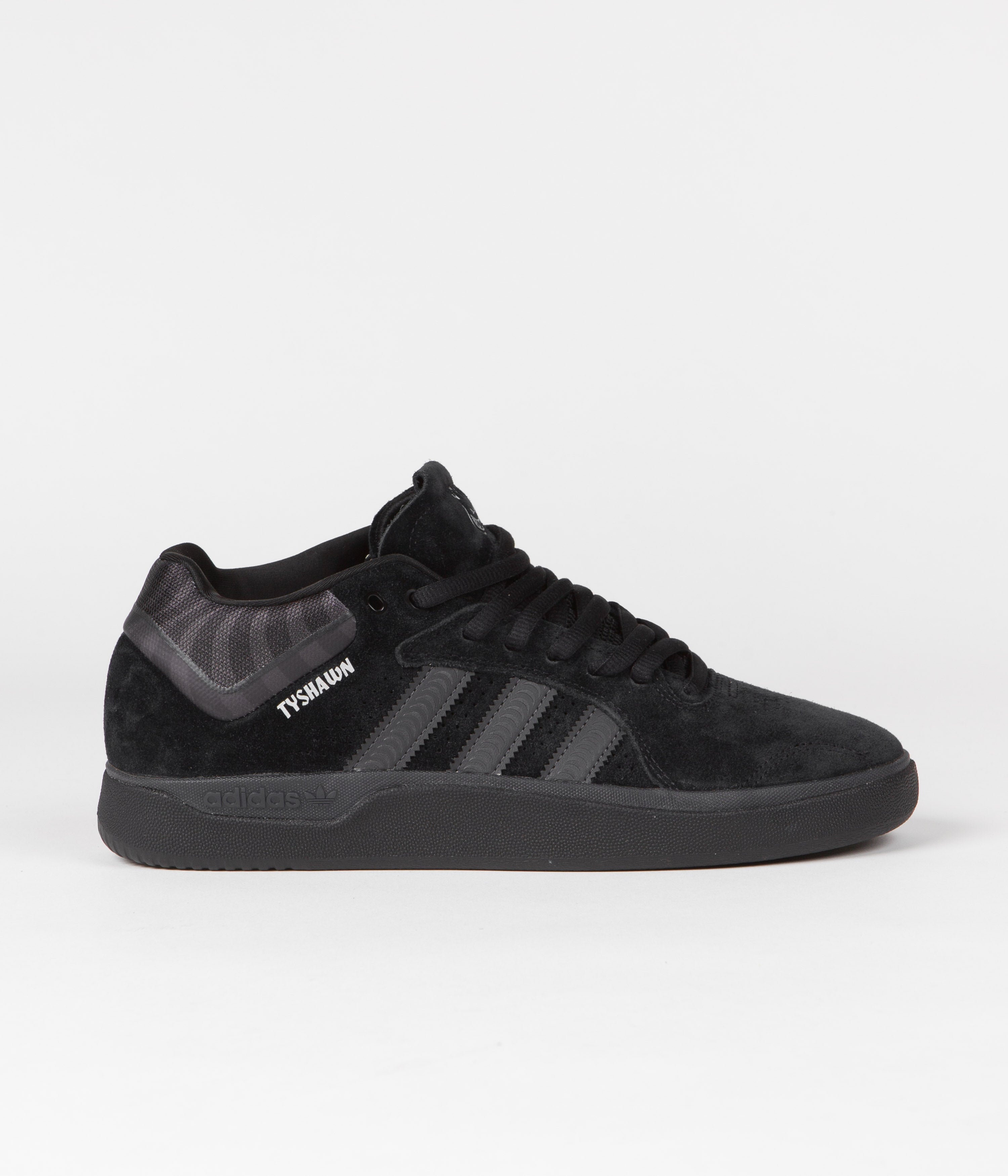 Adidas x Spitfire Tyshawn Shoes - Core Black / Grey Five / Silver Metallic | Skateboarding Sneakers for Men | Perfect for Streetwear & Urban Fashion
