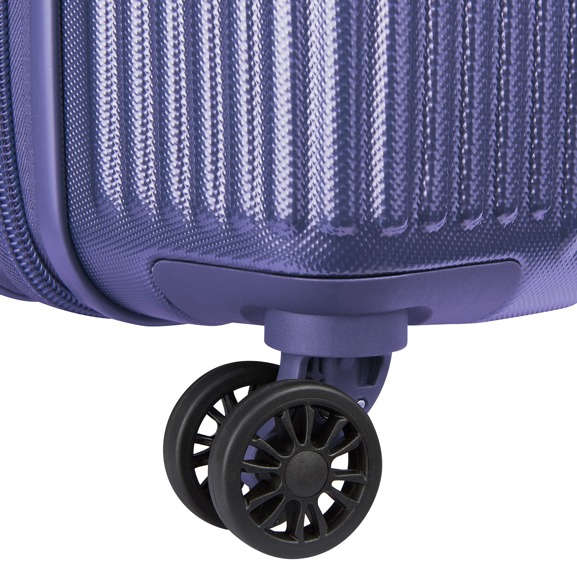 Delsey Paris Comete 3.0 Expandable Hardside Luggage Set with 360° Spinner Wheels - 3-Piece (20/24/28 Inch) Lavender Suitcase for Travel, Business Trips & Family Vacations