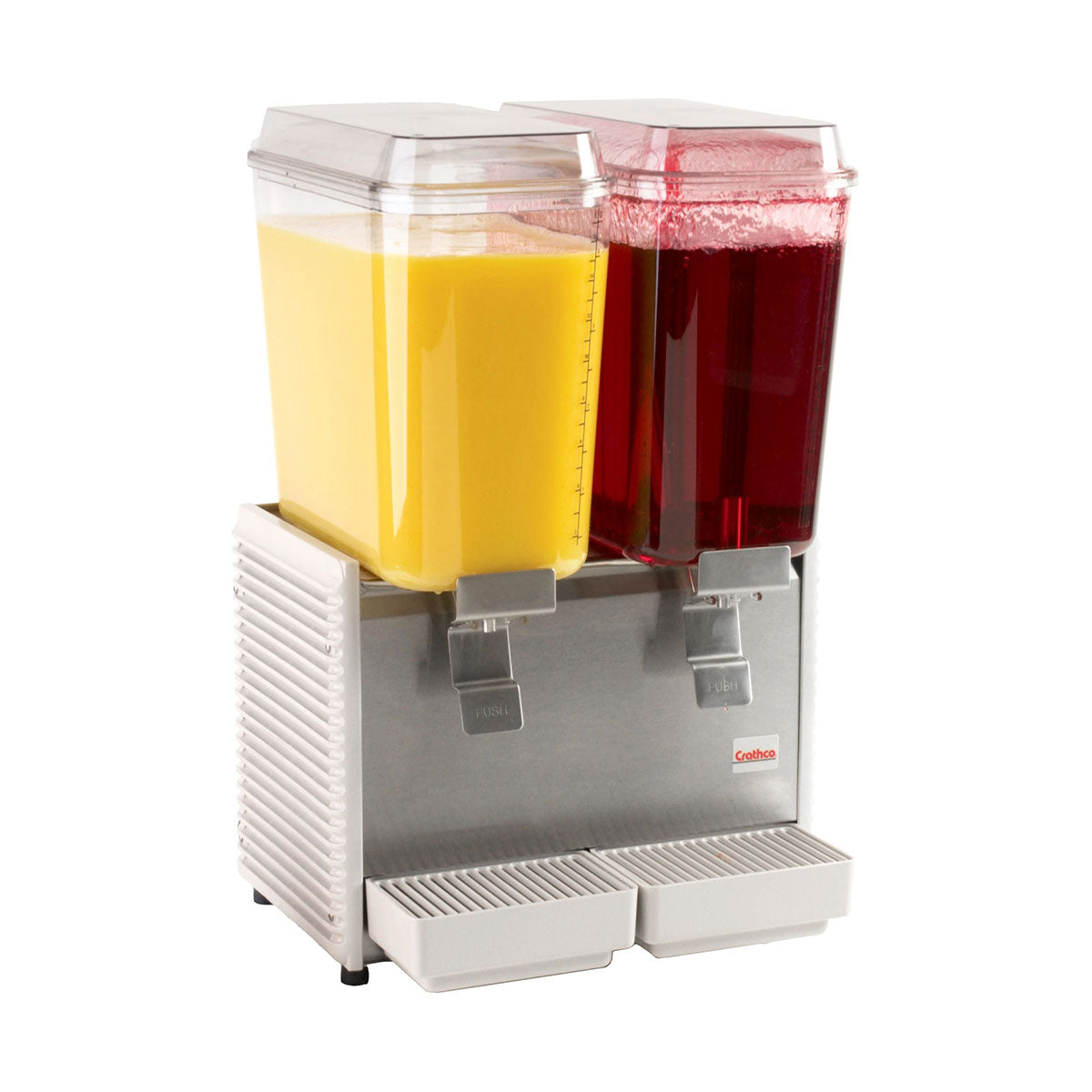 Crathco D25 4 Classic Bubbler Cold Beverage Dispenser - 2 x 5 Gallon Capacity | Commercial & Home Use for Parties, Events, Restaurants & Outdoor Gatherings