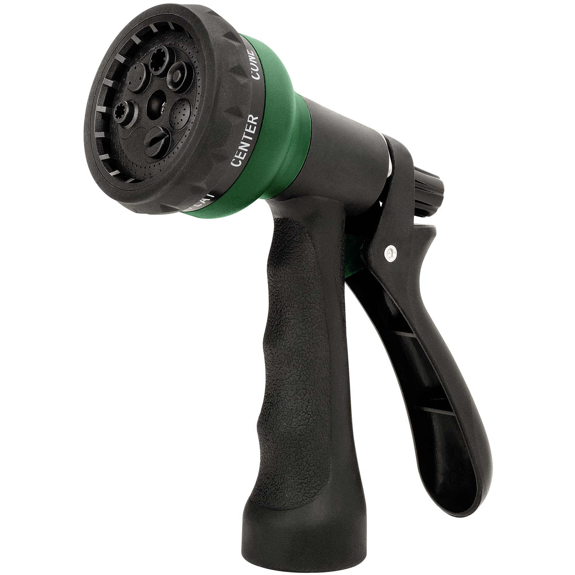 NEXCOVER Garden Hose Nozzle Sprayer - 7 Adjustable Water Patterns, Ergonomic Non-Slip Grip, Heavy Duty Water Hose Attachment for Car Washing, Plant Watering, Pet Bathing & Lawn Care | Perfect for Gardening, Outdoor Cleaning & Home Maintenance