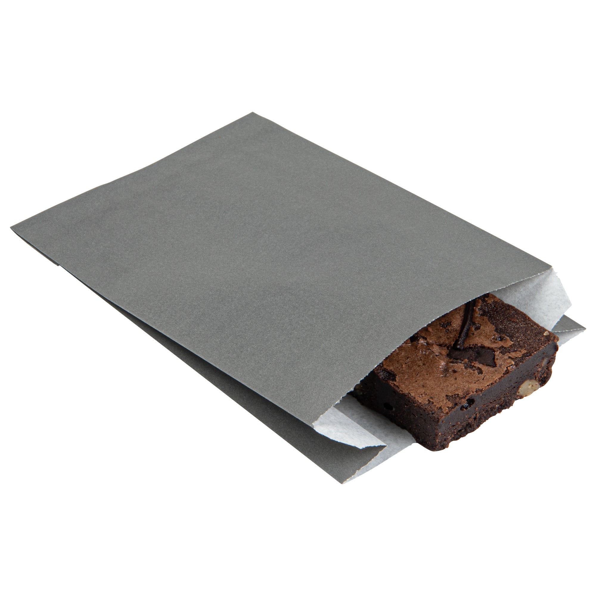 Premium Gray Paper French Fry & Snack Bags 4.25