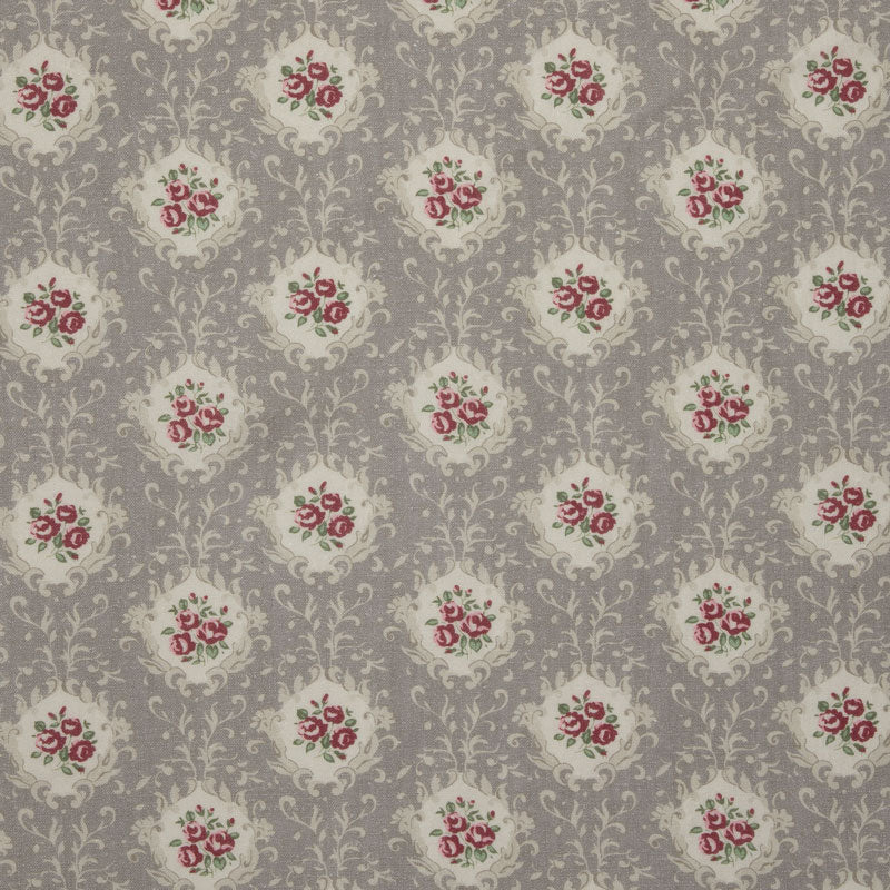Posy Aged Linen & Truffle Color Fabric Samples - Premium Textile Swatches for Home Decor, Upholstery, and DIY Craft Projects
