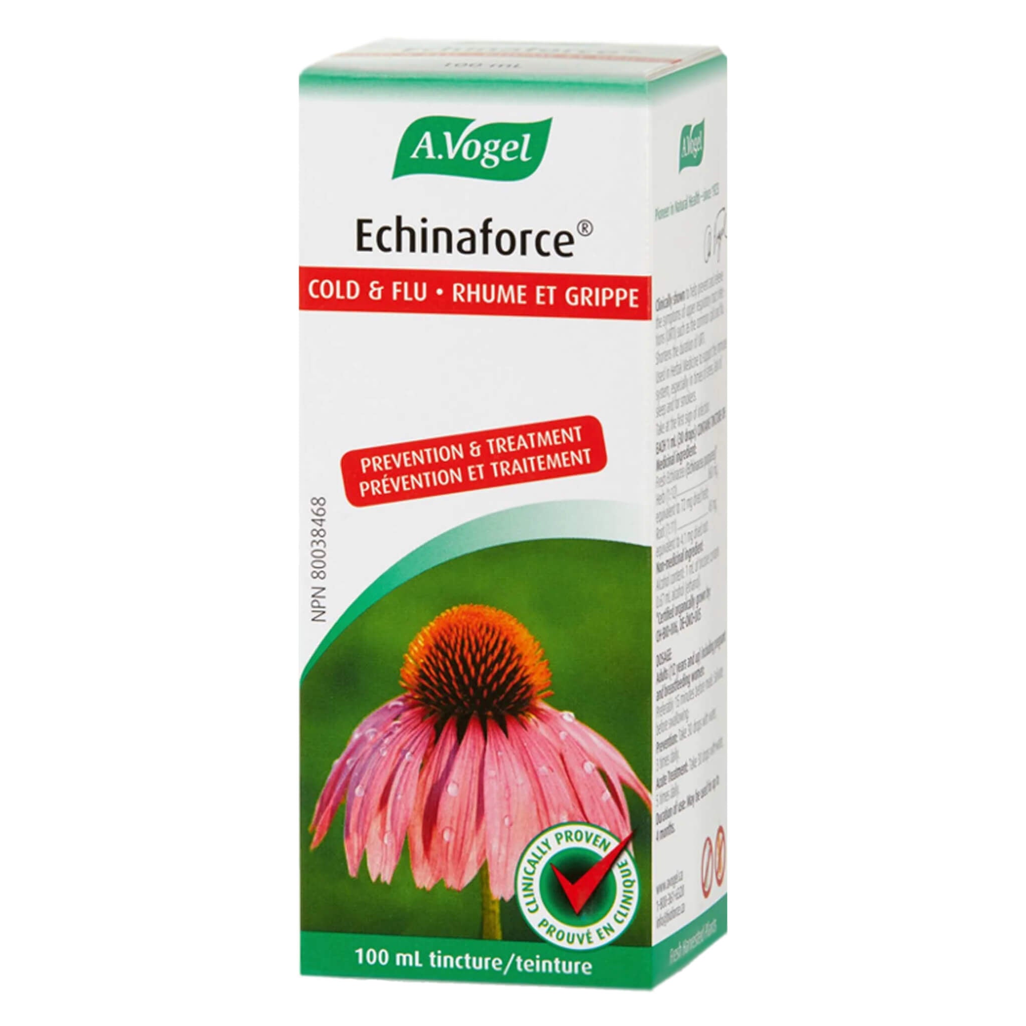 Echinaforce Cold & Flu Relief Tincture - Natural Immune Support for Adults & Kids - Fast-Acting Herbal Remedy for Cough, Sore Throat & Congestion - Perfect for Travel, Work & School