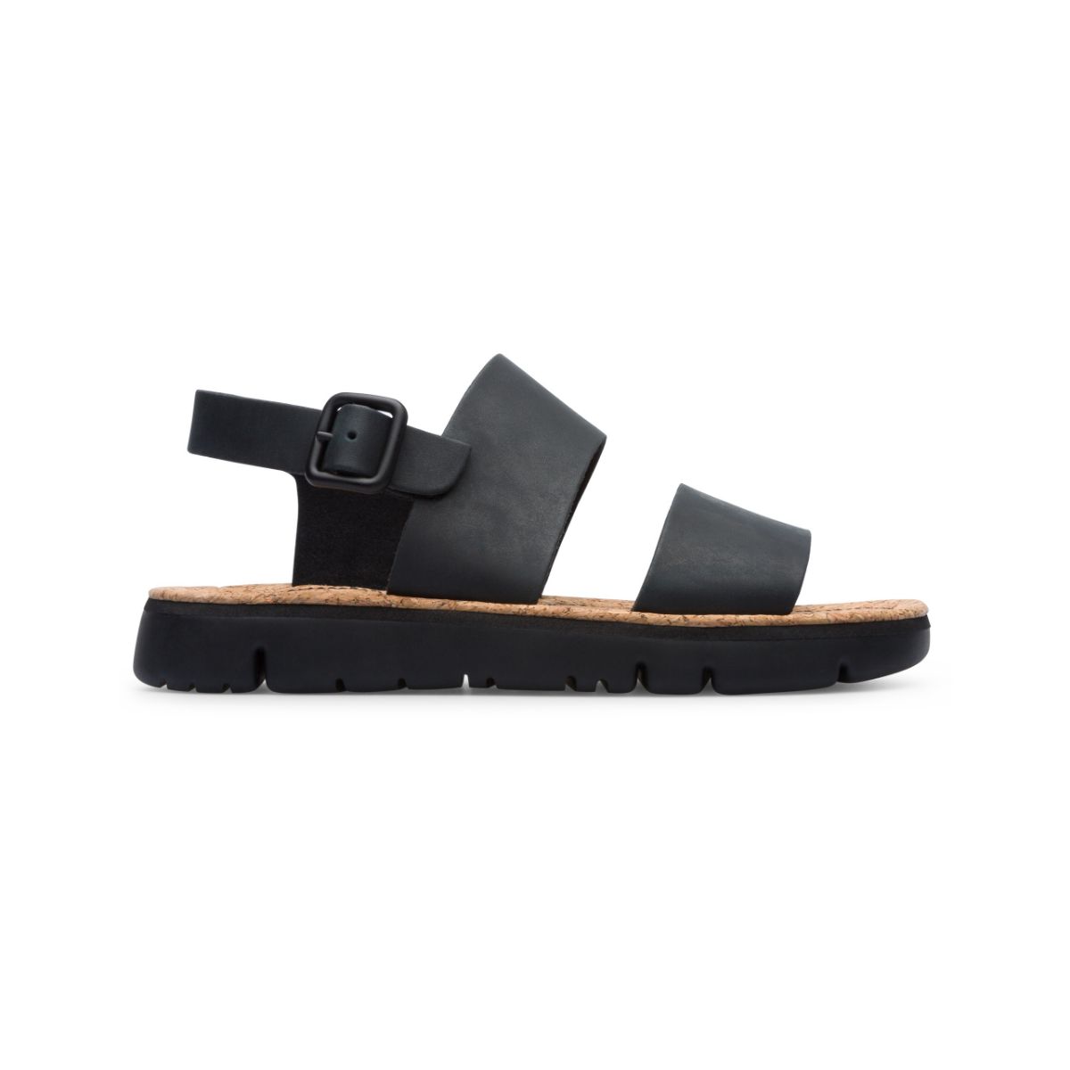 Camper Women's Oruga Comfortable Black Sandals - Perfect for Summer Walking, Beach Vacations & Casual Outings
