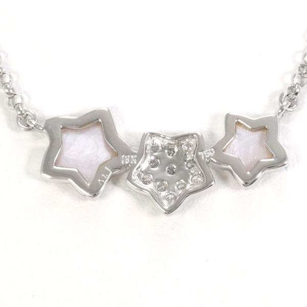 18K White Gold Diamond Necklace for Women - Elegant Pendant Jewelry Gift for Anniversary, Wedding & Special Occasions
