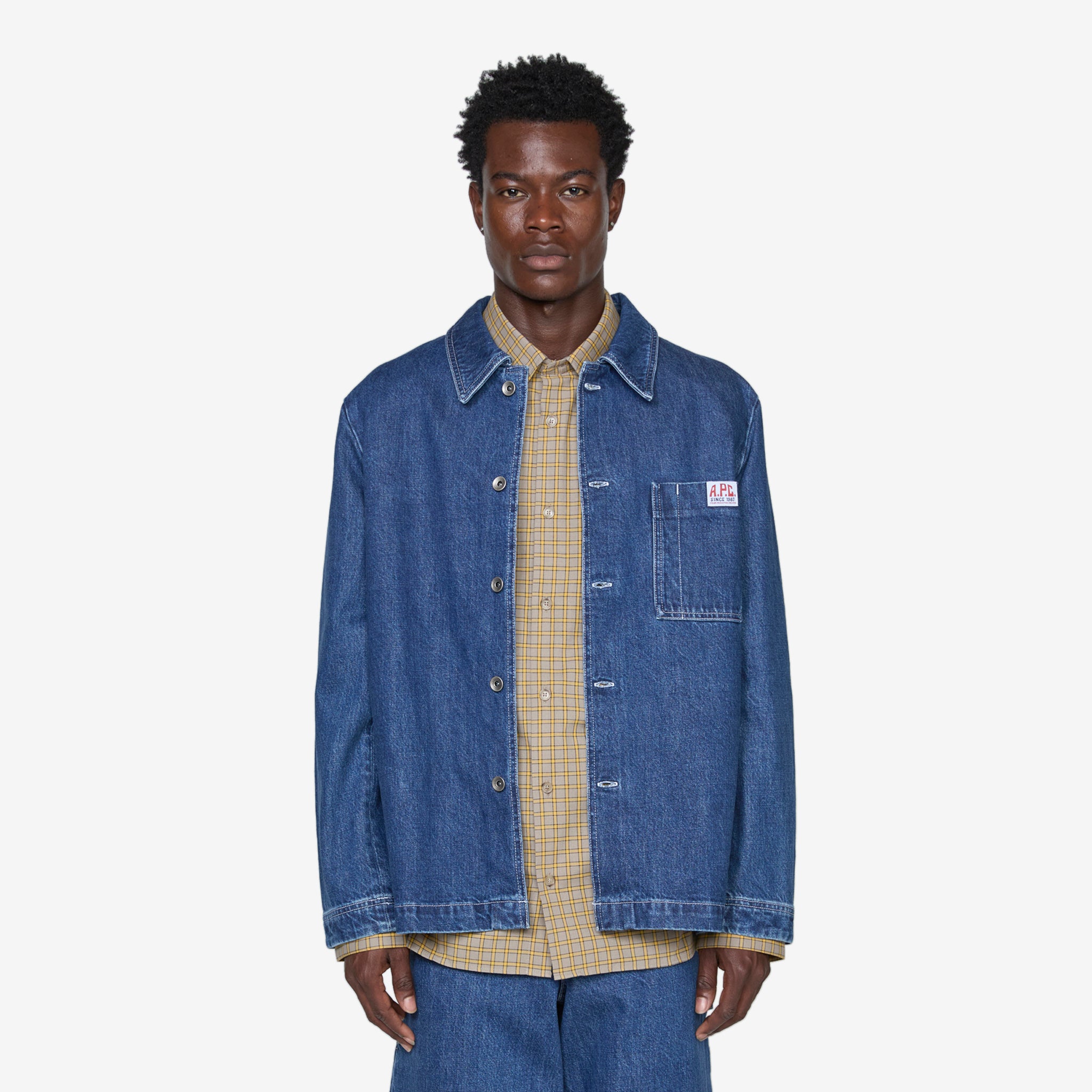 Ralph Lauren Washed Indigo Denim Jacket for Men - Casual Outerwear for Everyday Wear & Street Style Fashion