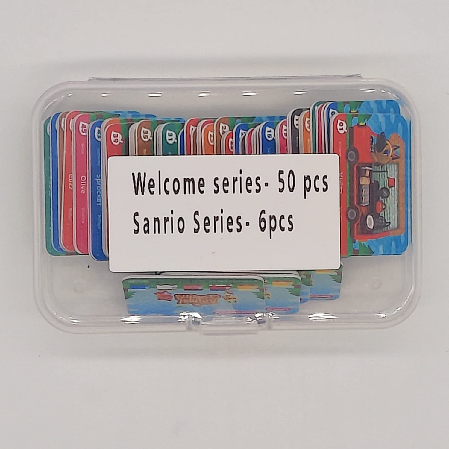 56-Piece Animal Crossing Amiibo Welcome Series Card Collection - Mini Trading Cards for Nintendo Switch | Perfect for ACNH Gameplay, Collecting & Gifting