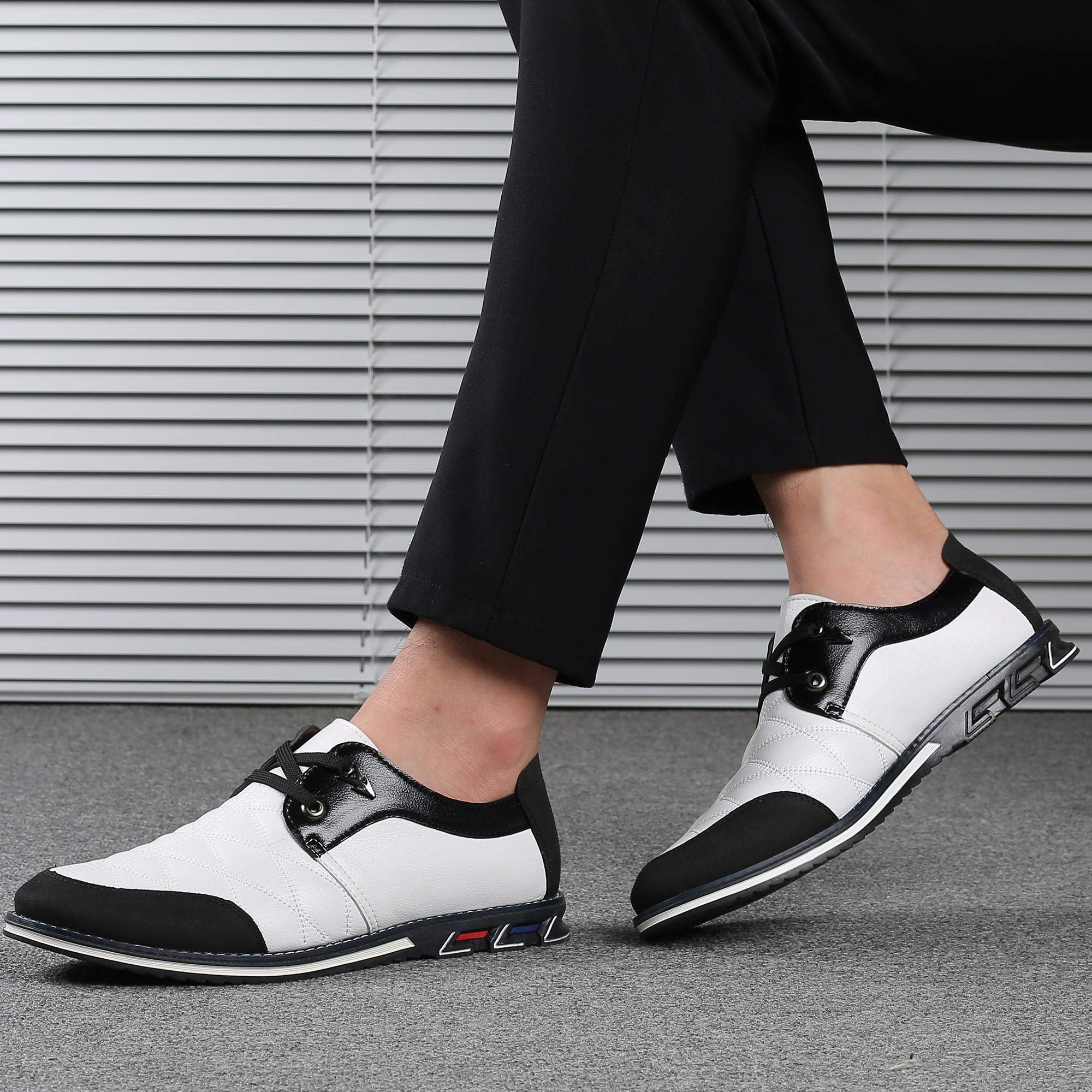 COSIDRAM Men's Casual Sneakers - Fashionable Dress Shoes for Business, Office & Walking | Comfortable Loafers for Daily Wear & Professional Occasions
