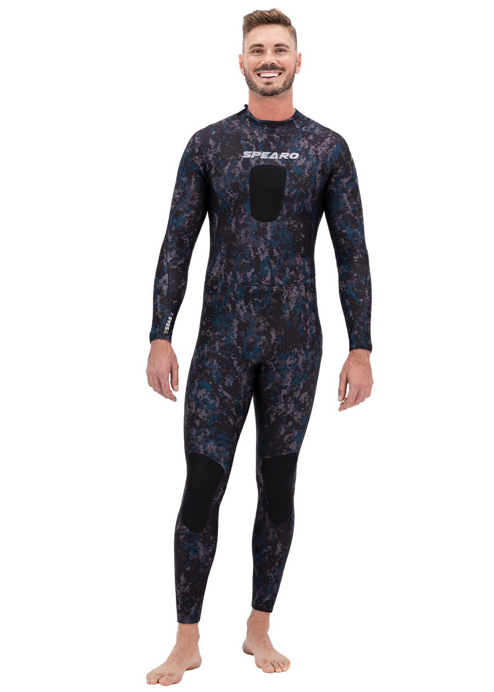 Spearo 7 Seas Men's 3.5mm Spearfishing Wetsuit - Premium Neoprene Steamer for Freediving, Scuba & Cold Water Protection - Ideal for Spearfishing, Snorkeling & Water Sports