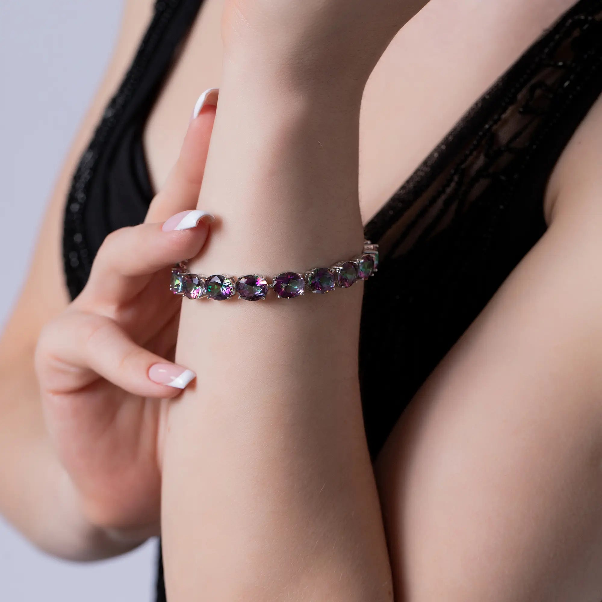 Moonlight Tennis Bracelet for Women - Elegant 14K Gold Plated Cubic Zirconia Tennis Bracelet | Perfect for Weddings, Parties & Special Occasions