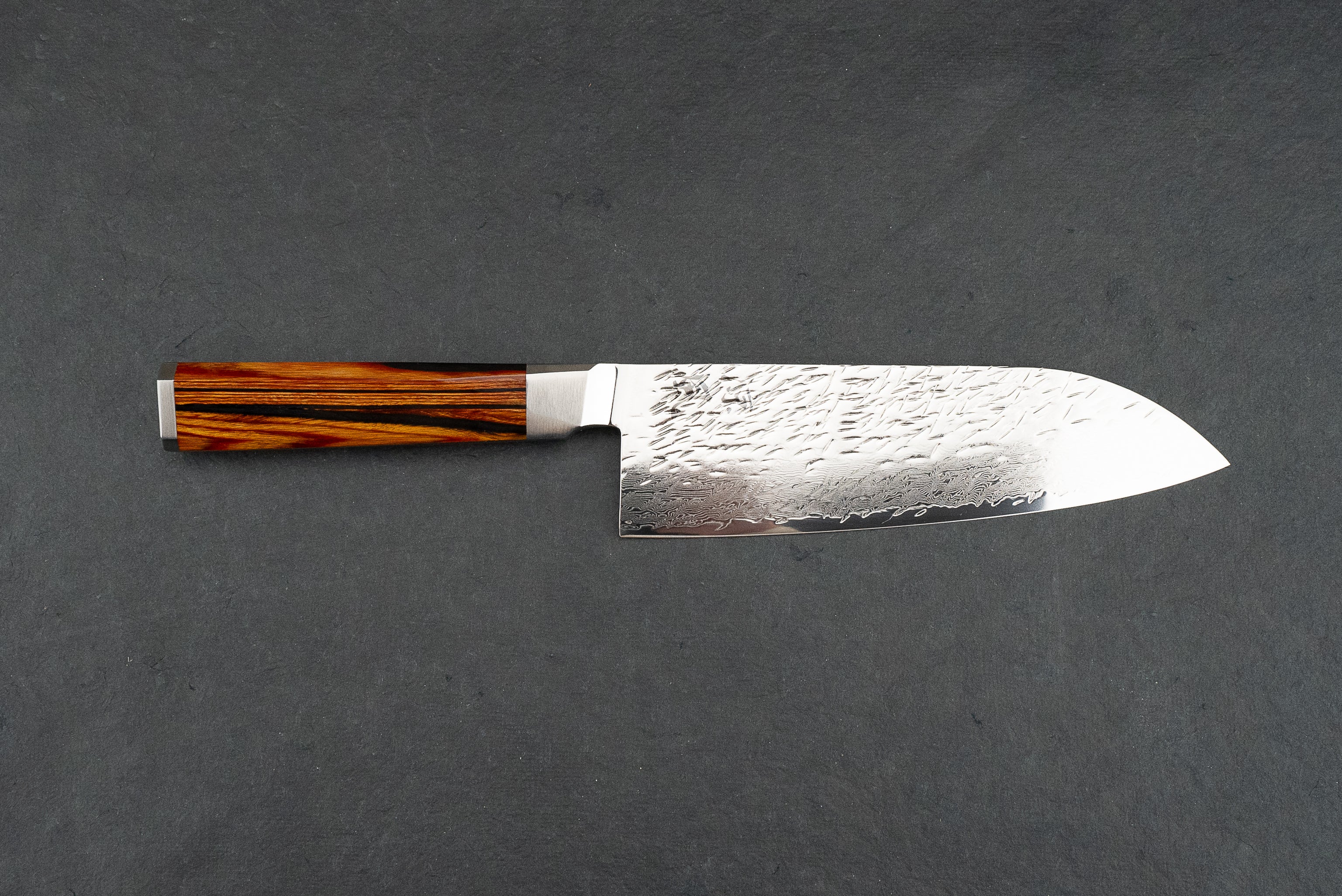 Premium Ono Knife Suzukaze SG2 Damascus Santoku 180mm - Japanese Kitchen Knife for Slicing, Dicing & Chopping - Perfect for Home Chefs & Professional Cooking