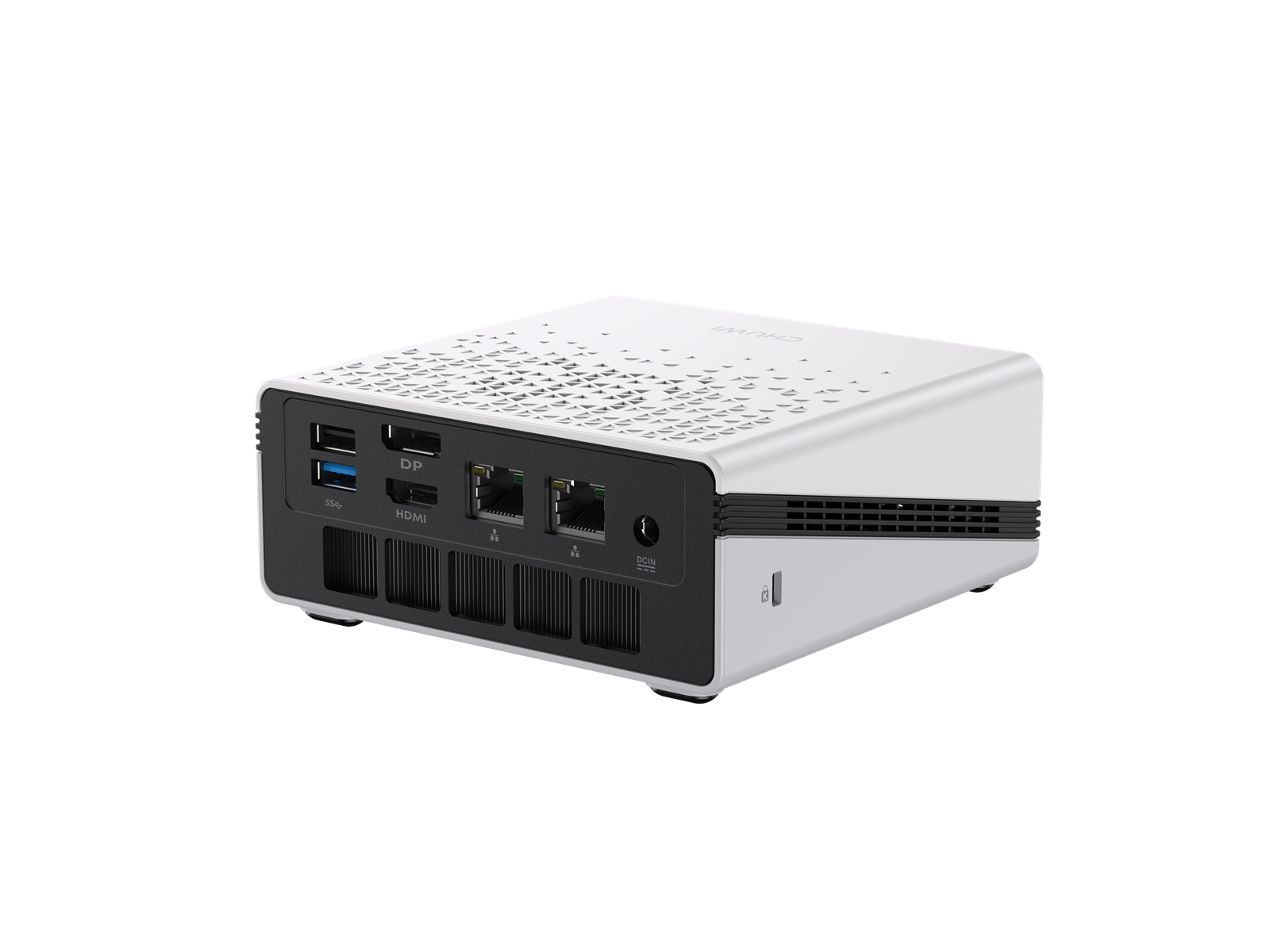 CHUWI UBOX Mini PC - Intel Celeron J4125, 8GB RAM, 128GB SSD, Windows 10 Pro, 4K UHD, Dual HDMI, VESA Mountable - Perfect for Home Office, Streaming & Light Gaming