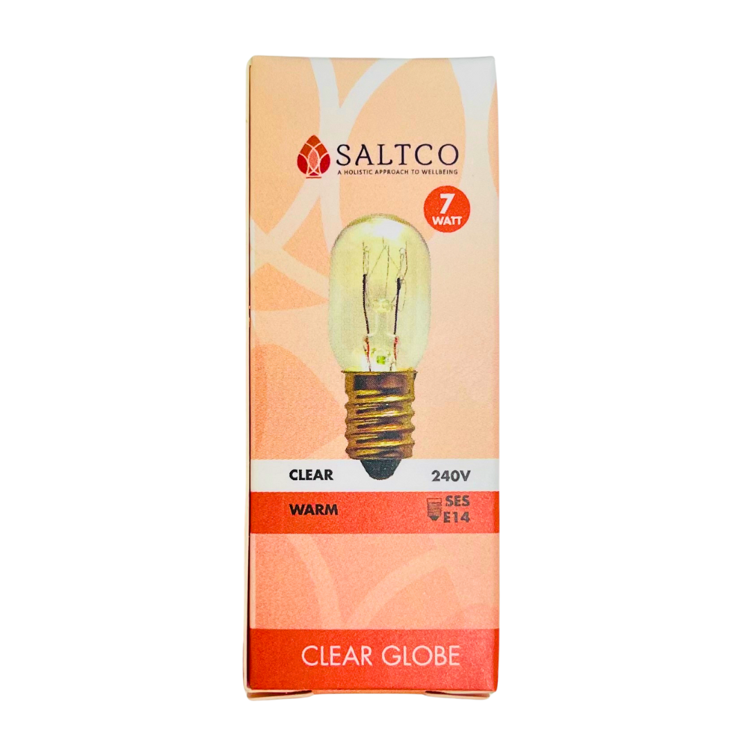 7W 240V E14 SES Himalayan Salt Lamp Bulb - Warm Amber Glow for Relaxation, Yoga & Meditation Spaces