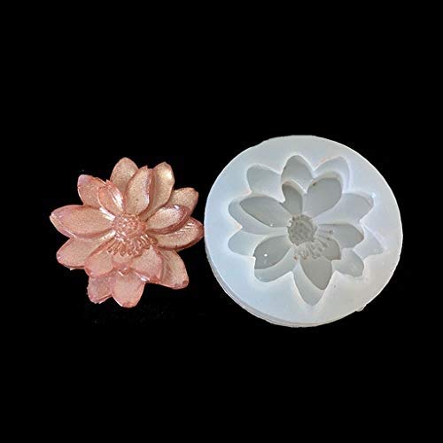 Epoxy Resin Silicone Molds for DIY Jewelry Making - Camellia, Peony, Daisy & Lotus Flower Molds - Perfect for Resin Art, Pendants, Earrings & Home Decor Crafts
