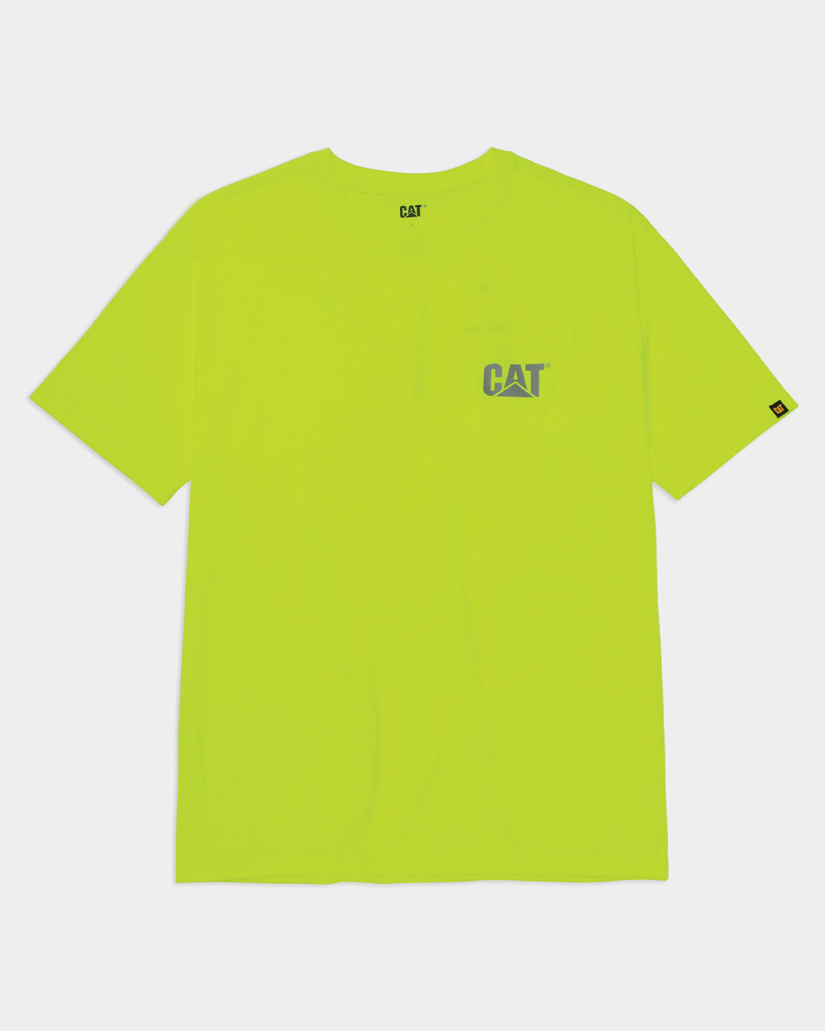 High Visibility Men's Pocket T-Shirt - Reflective Workwear for Construction & Safety - Comfortable & Durable for Outdoor Jobs