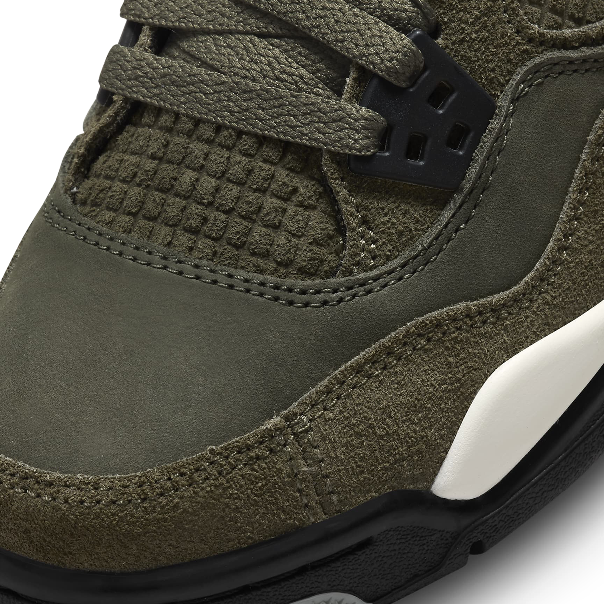 Air Jordan 4 Retro SE Craft Olive Sneakers for Girls - Premium Basketball Shoes for Sports & Casual Wear - Perfect for School, Gym, and Street Fashion