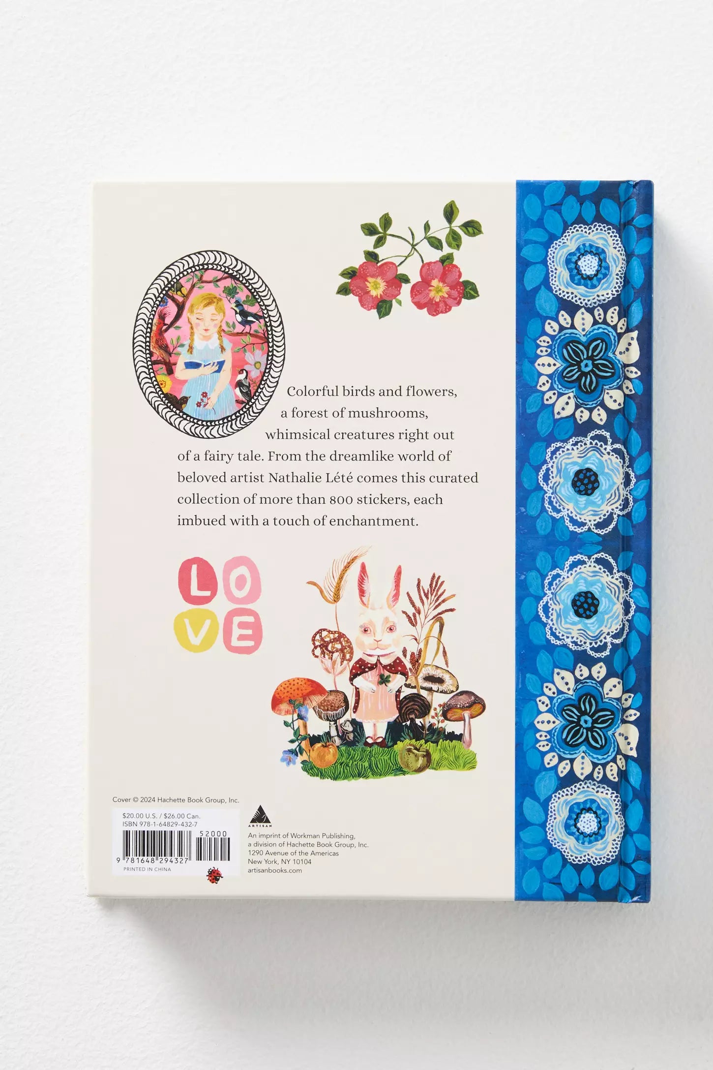Nathalie Lété Sticker Book - Creative DIY Scrapbooking & Journaling Stickers for Kids & Adults - Perfect for Art Projects, Bullet Journals & Gift Decorations