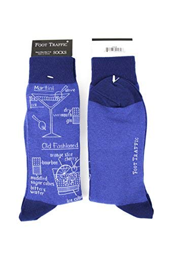 Funny Beverage-Themed Novelty Socks for Men | Comfortable & Breathable Cotton Crew Socks | Sizes 7-12 | Perfect for Gifts, Parties & Casual Wear