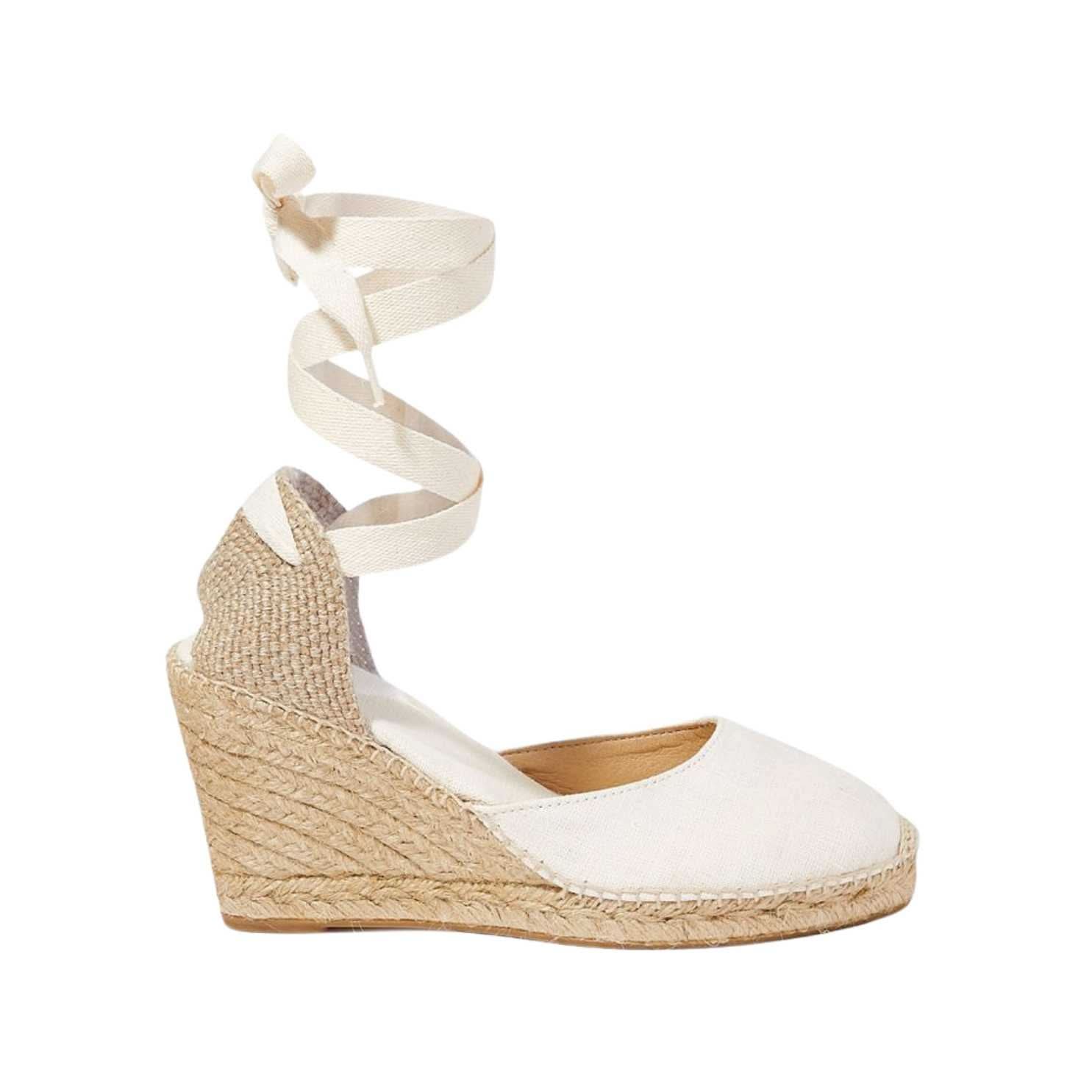 Women's Comfortable Linen Wedge Espadrille Sandals - Breathable High Heel Summer Shoes for Beach, Wedding & Casual Outings