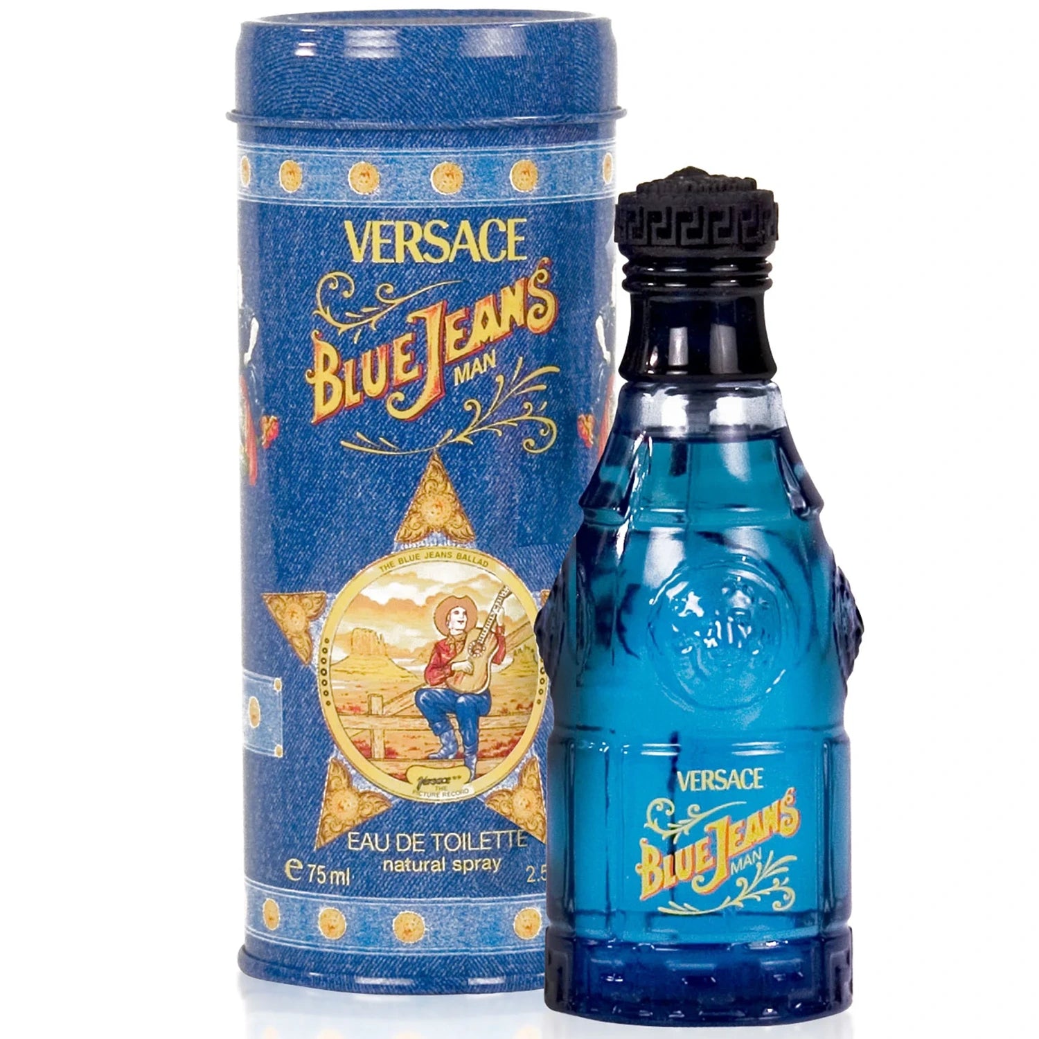 Premium Blue Jeans 2.5 oz Eau de Toilette for Men - Fresh & Masculine Cologne for Everyday Wear, Date Nights & Office Use