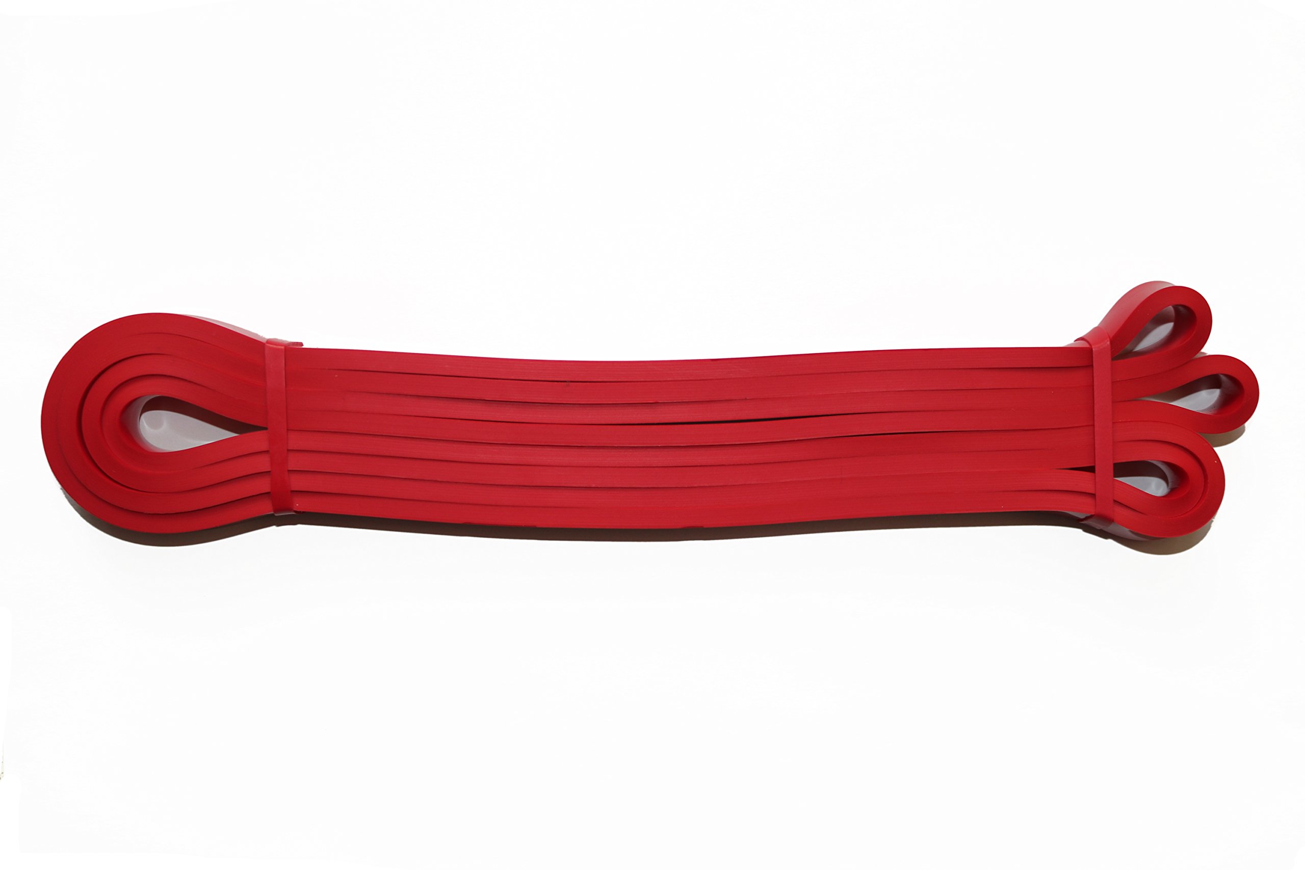 41 Inch Exercise Resistance Bands Set - 6 Adjustable Tension Levels (15-35lbs) for Strength Training, Pull Ups, Arms, Shoulders, Chest, Abs & Legs Workout - Ideal for Home Gym, Yoga, Pilates & Physical Therapy (Red)