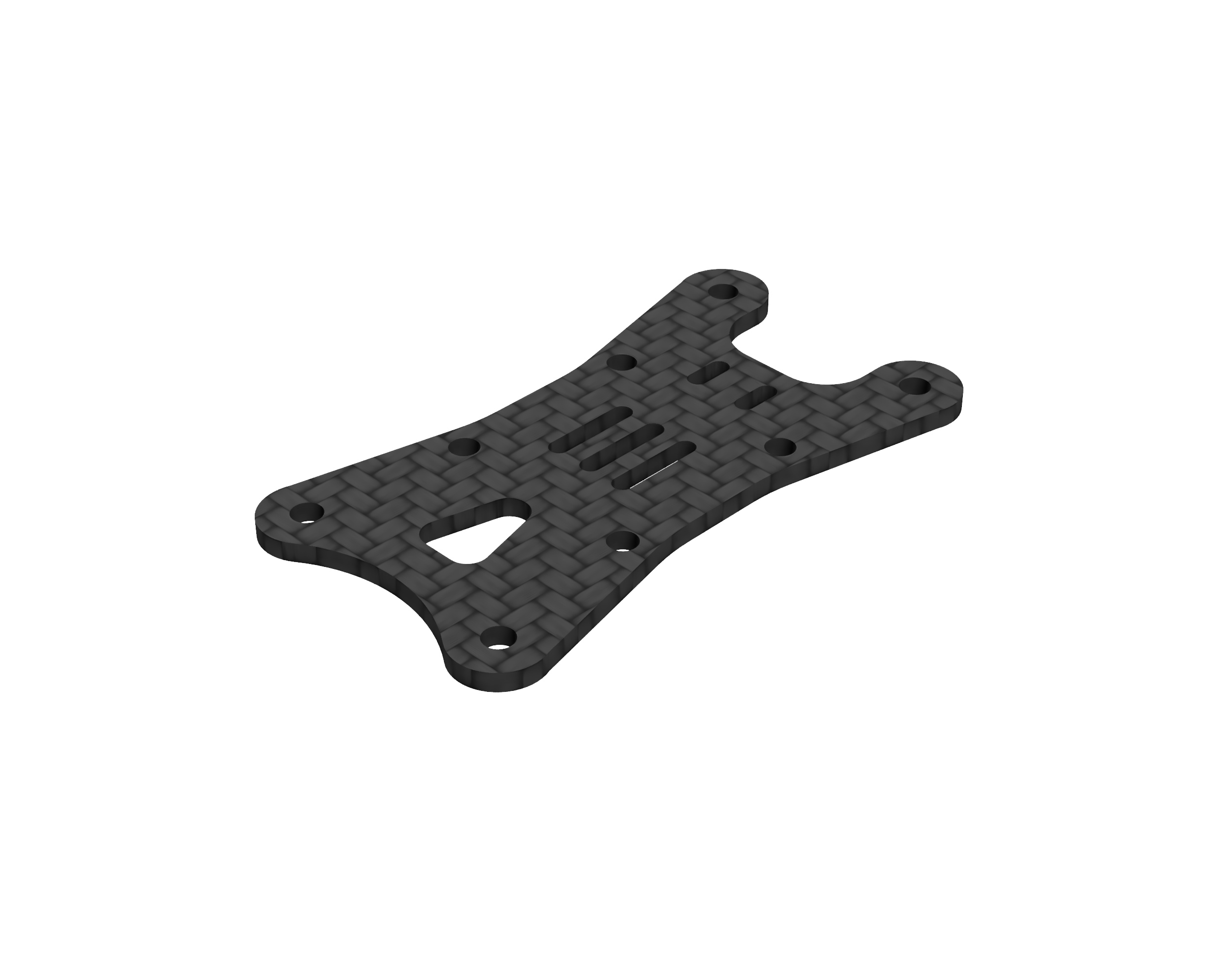 DinDrones Typhon V7 T700 Carbon Fiber Plates - High-Performance Drone Parts for FPV Racing & Aerial Photography