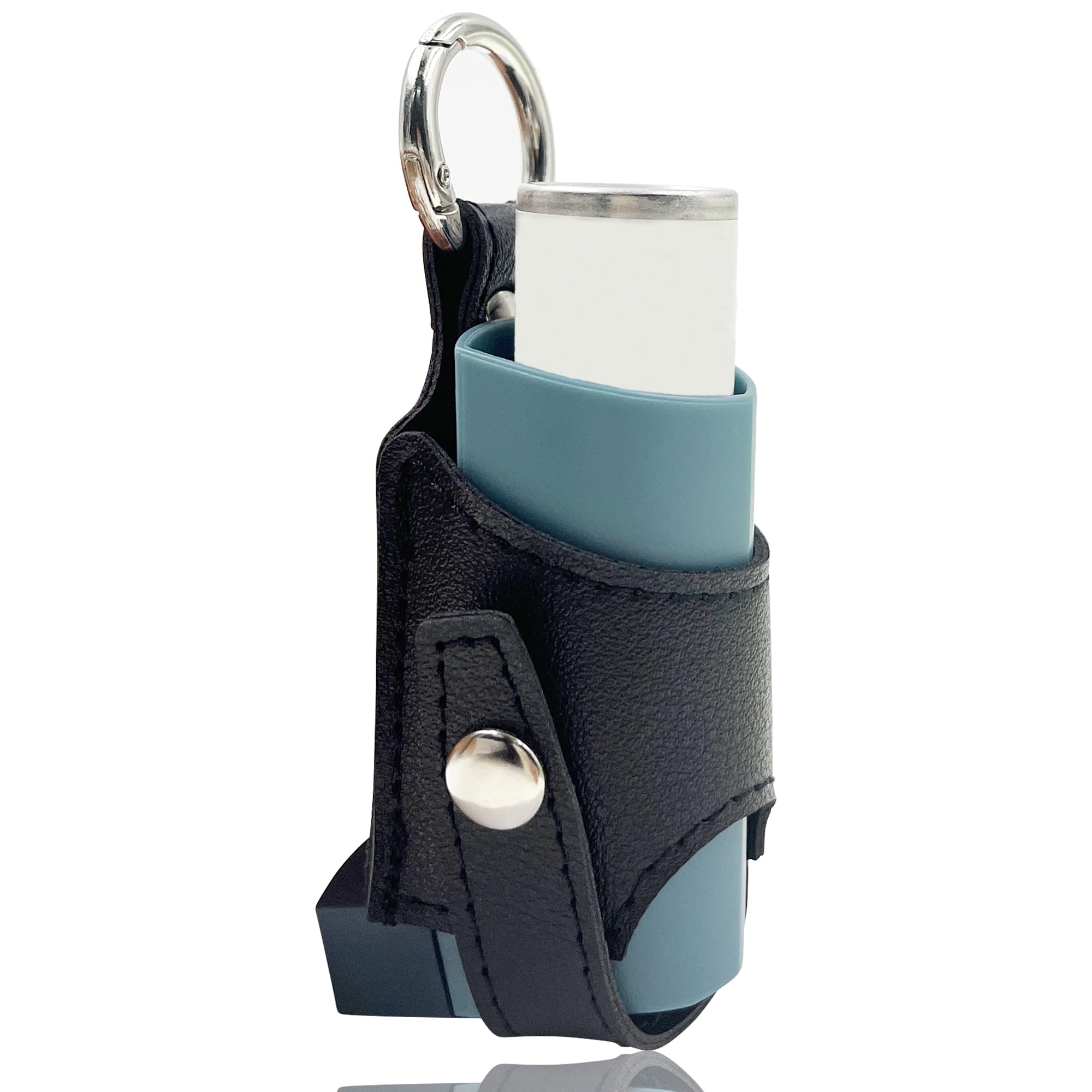 Portable Asthma Inhaler Holder Travel Case - Compact & Lightweight Storage for Adults & Kids (Black) - Perfect for Travel, Gym & Daily Use