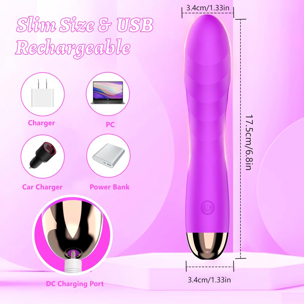 Powerful 10-Speed Waterproof USB Rechargeable Clitoral Vibrator for Women - Remote Control G-Spot & Clit Stimulator, Discreet & Quiet Adult Sex Toy - Perfect for Solo Play, Couples & Long Distance Relationships