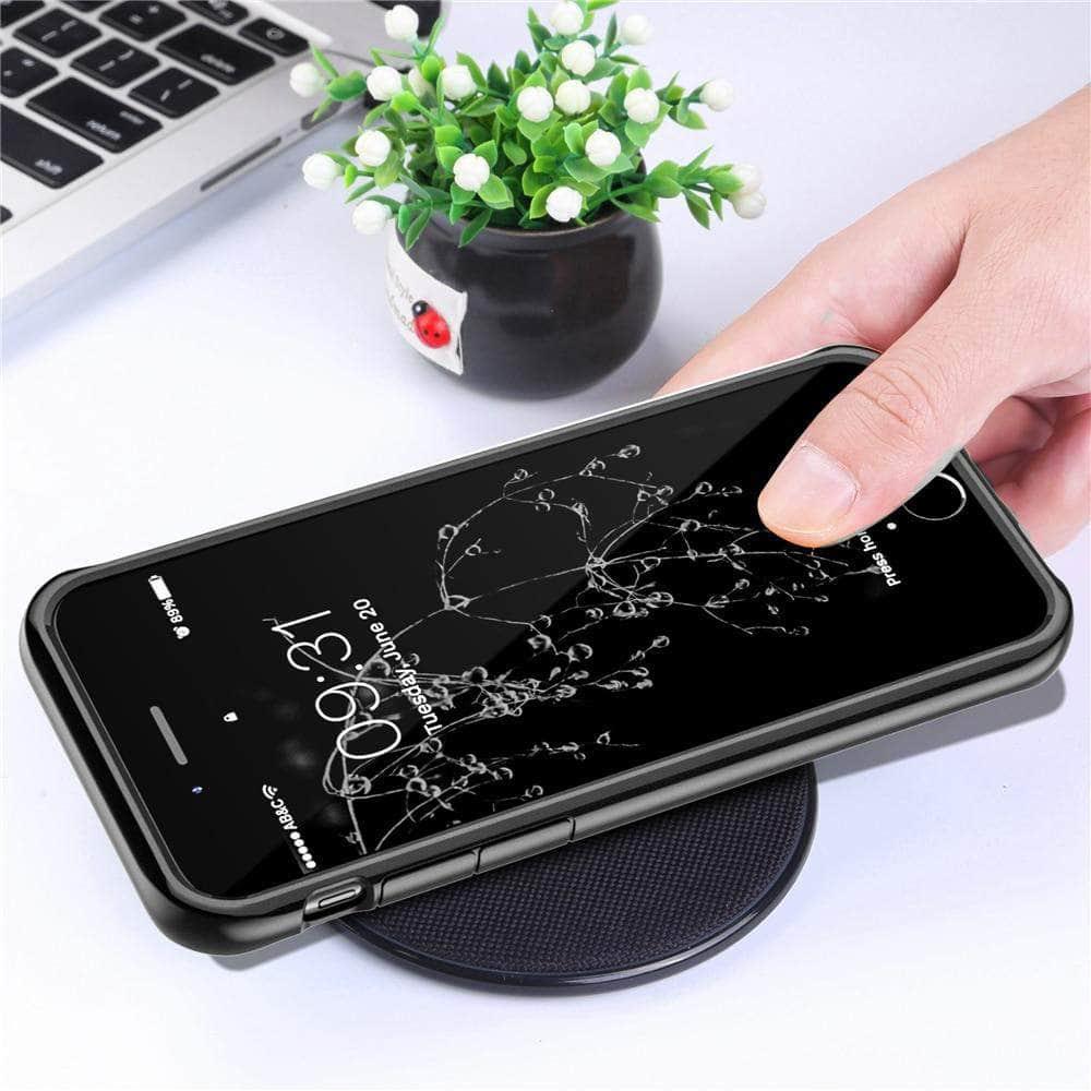 Clear Shockproof Case for iPhone SE 2020 (4.7 Inch) - Slim TPU+PC Hybrid Protective Cover | Perfect for Everyday Use, Travel & Outdoor Activities