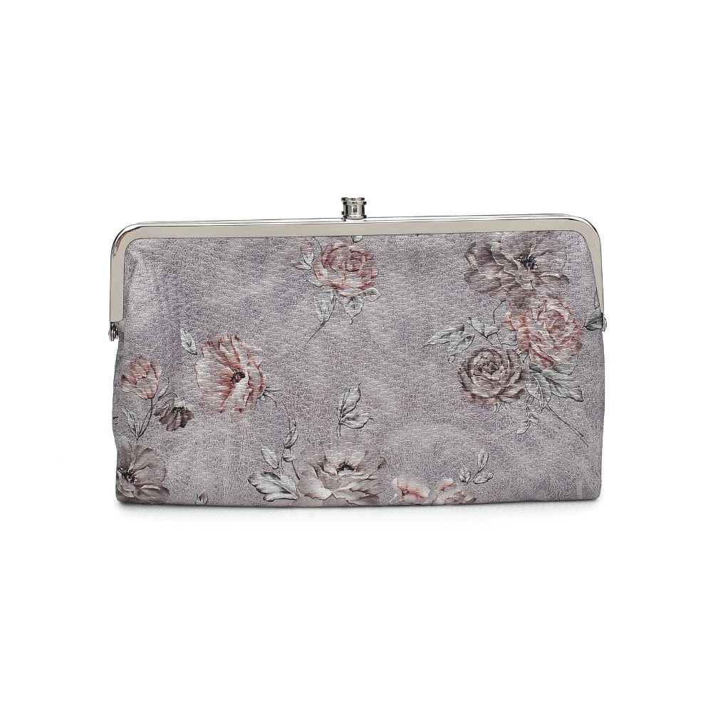 Sandra Floral Wallet for Women - Elegant RFID Blocking Leather Card Holder - Perfect for Travel, Shopping & Everyday Use