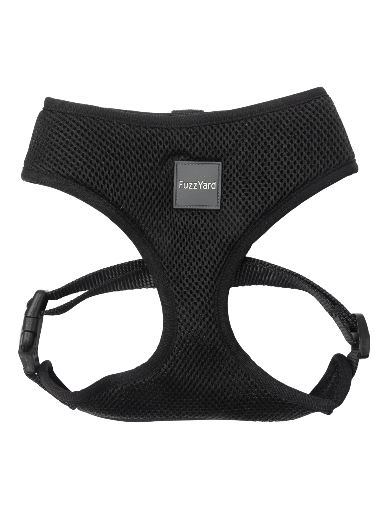 Fuzzyard Plain No-Pull Dog Harness for Small Medium Large Dogs - Adjustable Soft Padded Vest with Reflective Strips (5 Sizes) - Perfect for Walking, Running, Training & Outdoor Adventures
