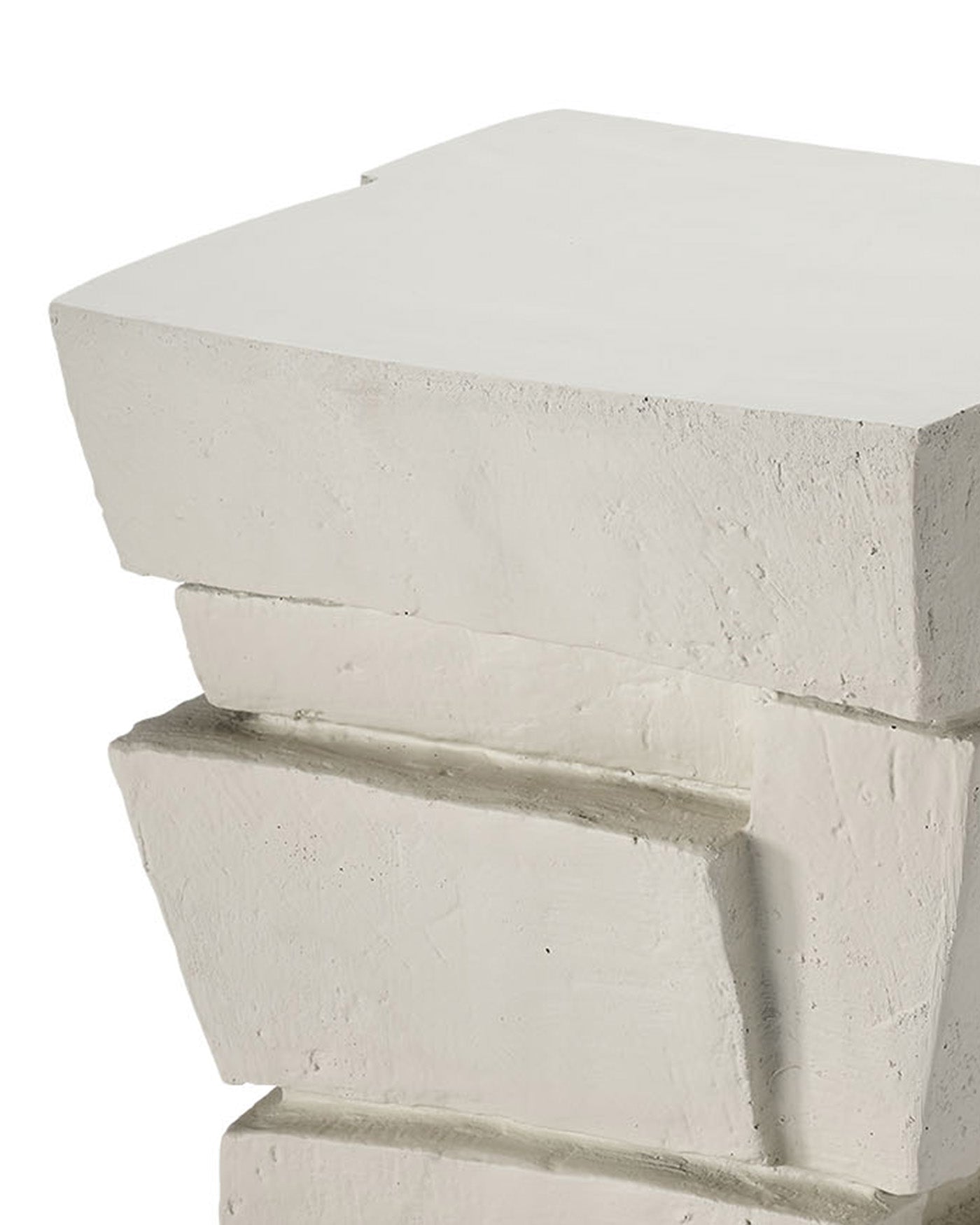 Modern Brick Side Table - Sturdy & Stylish End Table for Living Room, Bedroom, or Office - Perfect for Coffee, Books, and Decor