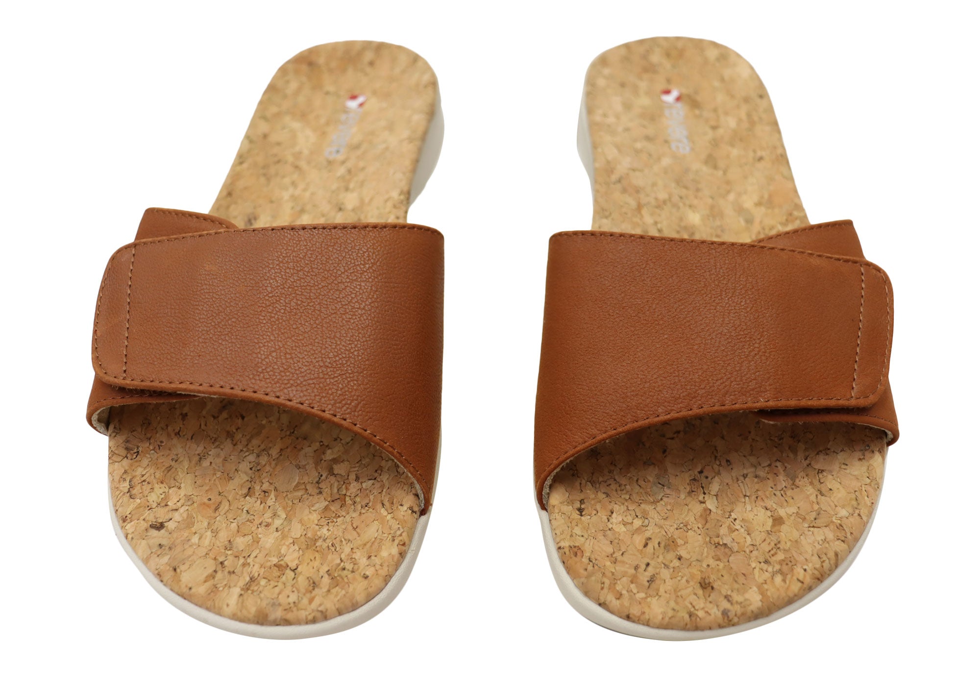 Revere Macau Women's Comfortable Leather Slides Sandals - Casual Summer Shoes for Beach, Pool & Home Wear