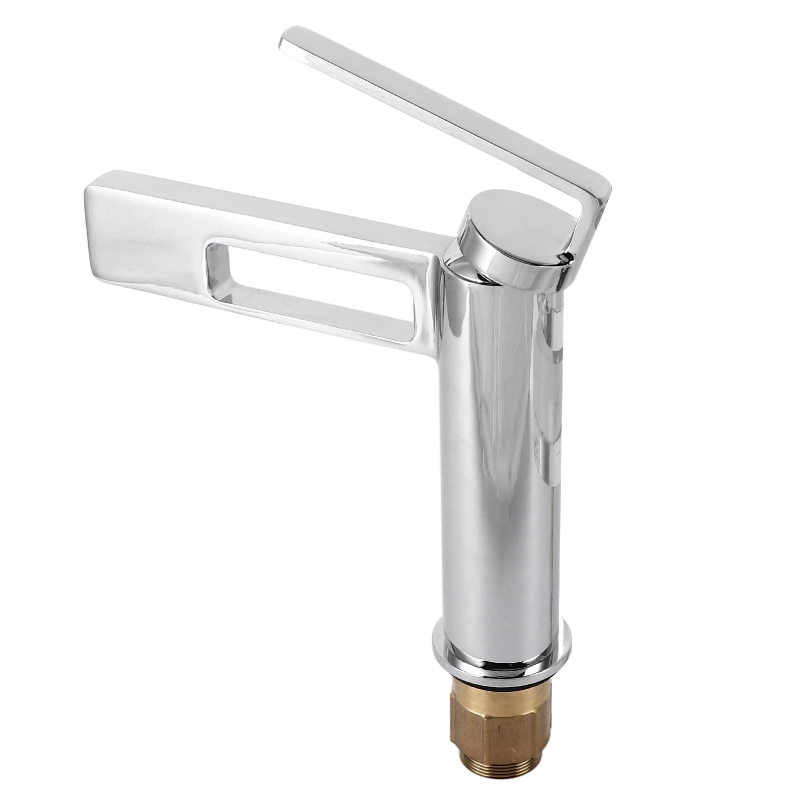 Zerodis Hot and Cold Water Mixer Tap - Heat Resistant, Anti-Corrosion Bathroom Faucet with Dual Control & Electroplated Finish | Perfect for Modern Washbasin & Sink Installation in Home or Hotel Bathrooms