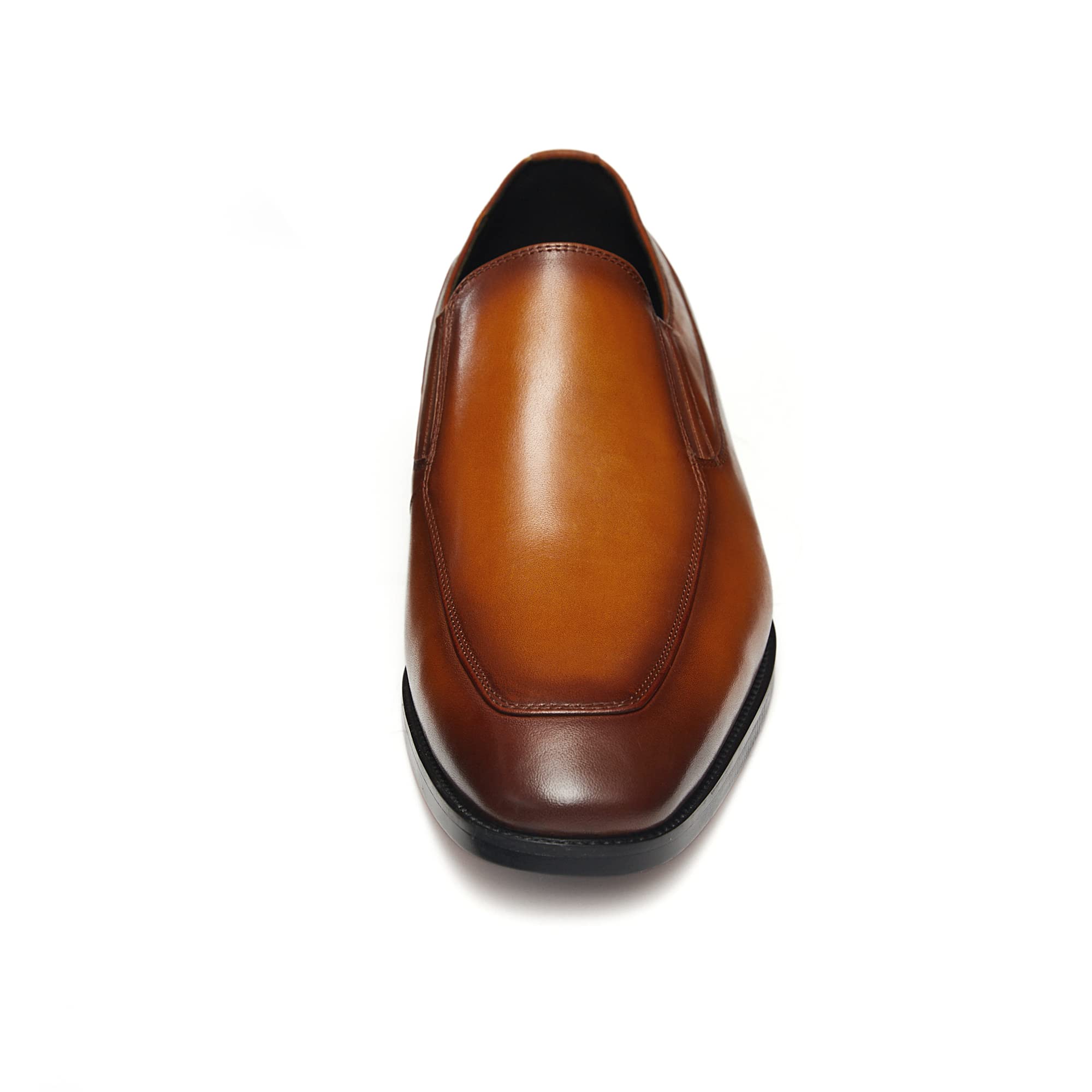 Premium FRASOICUS Men's Leather Slip-On Loafers - Comfortable Dress Shoes for Business & Formal Occasions - Ideal for Office, Weddings & Professional Events