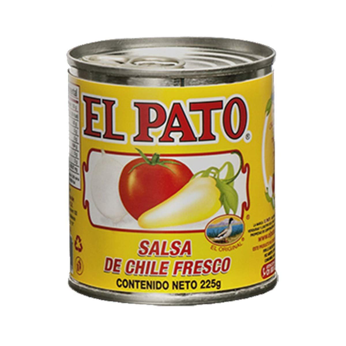 6 Pack El Pato Salsa de Chile Fresco - Hot Tomato Sauce (7.75 oz Each) | Authentic Mexican Hot Sauce for Tacos, Burritos & Enchiladas | Spicy Condiment for Cooking & Dipping
