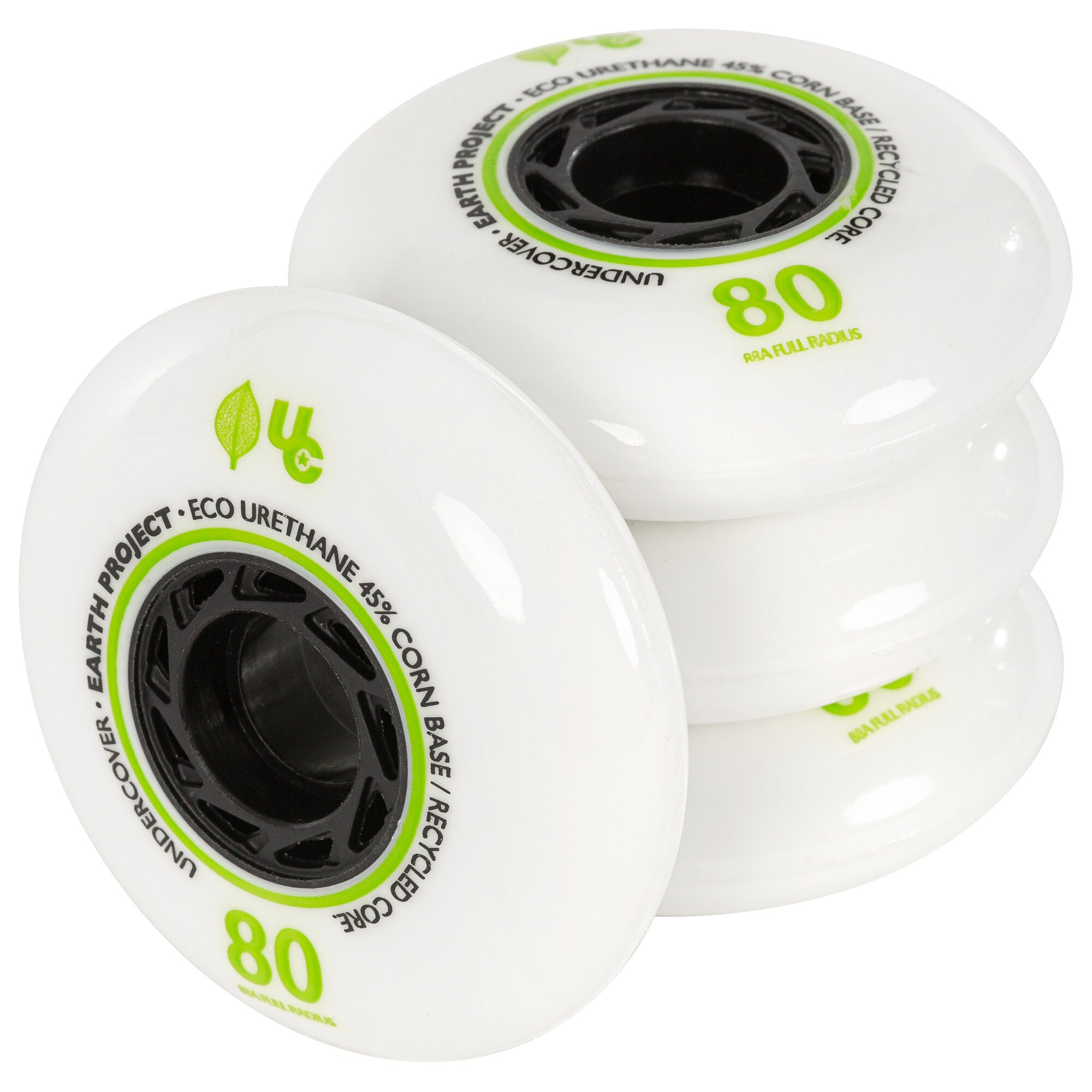 Premium 80/88A Earth Skateboard Wheels - 4 Pack for Smooth Ride & Durability | Perfect for Street Skating, Cruising & Longboard Commuting