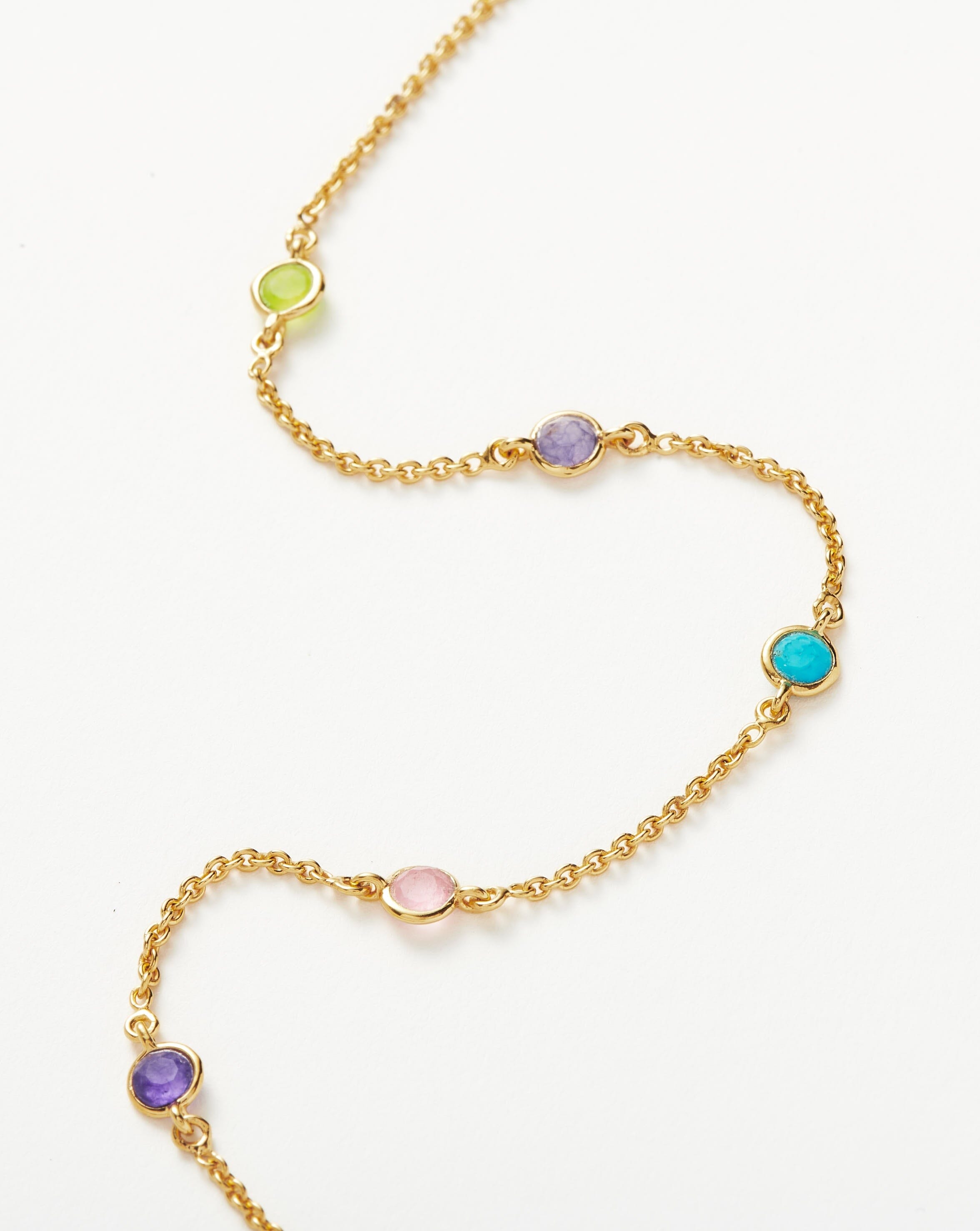 Hot Rox Multi Gemstone Anklet - Elegant Beaded Ankle Bracelet for Women | Perfect for Summer, Beach, Boho Fashion & Everyday Wear