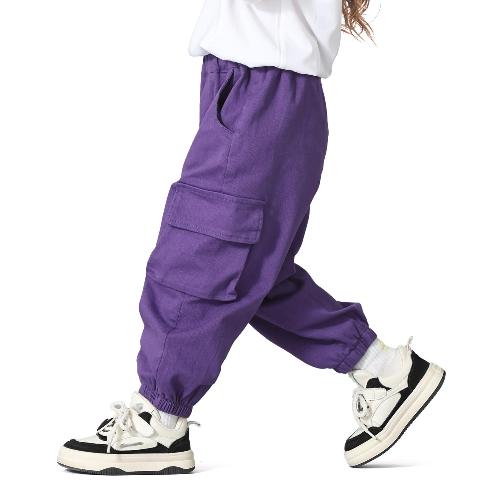 MINI PANDA Stretch Twill Chino Pants for Toddlers - Soft & Comfortable Girls & Boys Casual Pants for Playtime, Daycare & Everyday Wear
