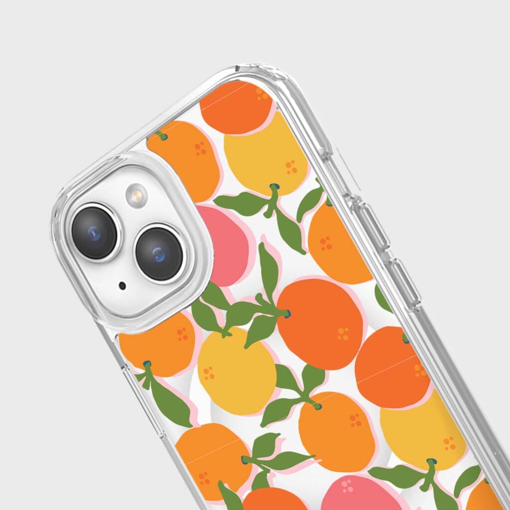iPhone 16e Clear Protective Case with Orange You Clever Design - Slim Fit, Scratch Resistant Cover for Everyday Use, Travel & Work