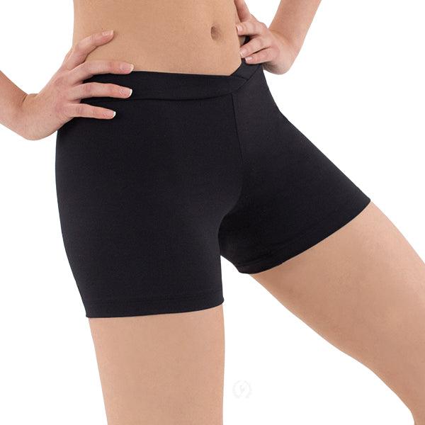 Eurotard Men's & Women's V-Waist Athletic Shorts - Breathable Microfiber Workout Shorts for Running, Yoga & Gym - Comfortable & Lightweight Training Shorts